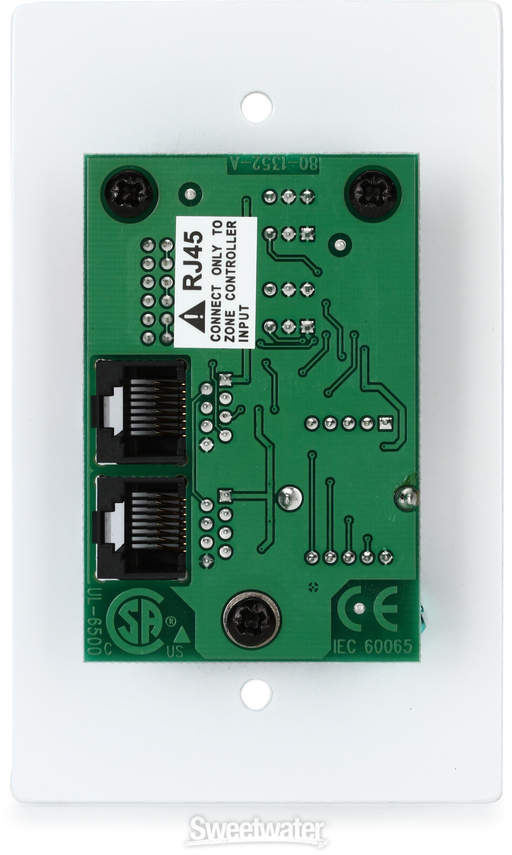 dbx ZC8 Wall-mounted Zone Controller with 4-source Slector and Volume  Up/Down