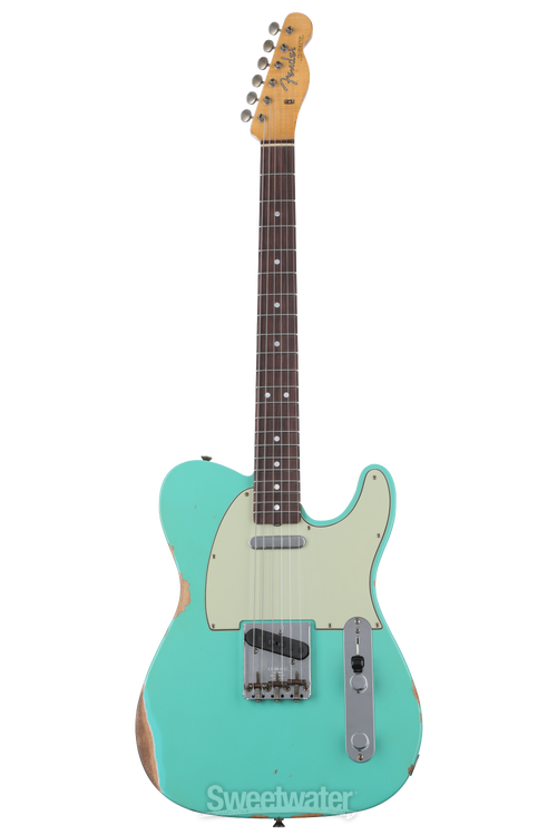Fender Custom Shop '64 Telecaster Relic Electric Guitar - Aged Sea