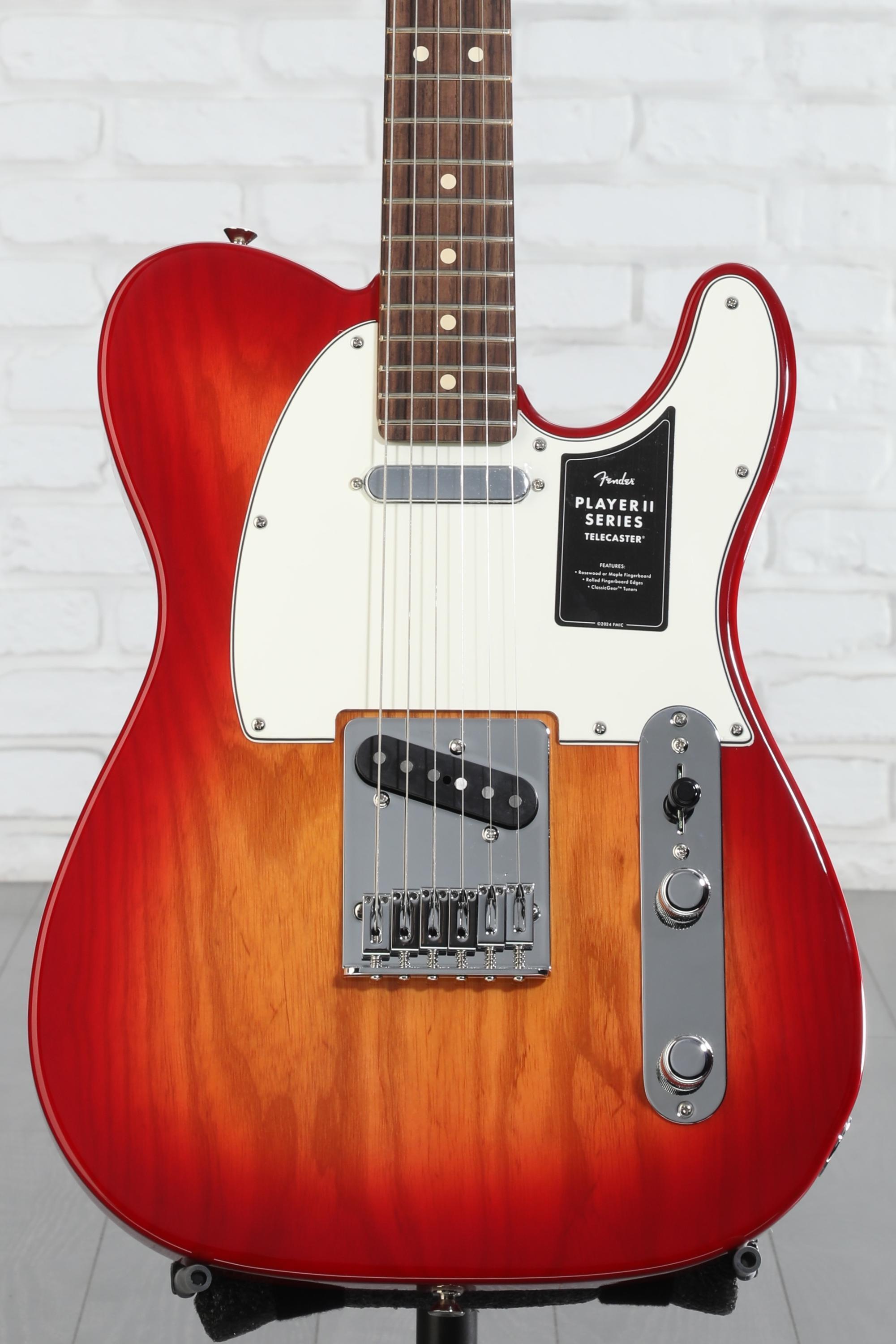 ギター FENDER PLAYER SERIES TELECASTER 2022 Fender Player II Telecaster Electric Guitar - Aged Cherry