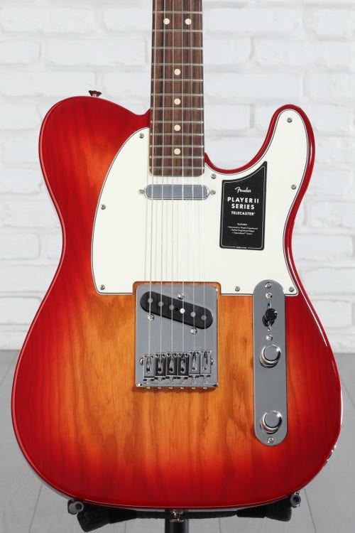 Fender Player II Telecaster Electric Guitar - Aged Cherry Burst with Rosewood Fingerboard