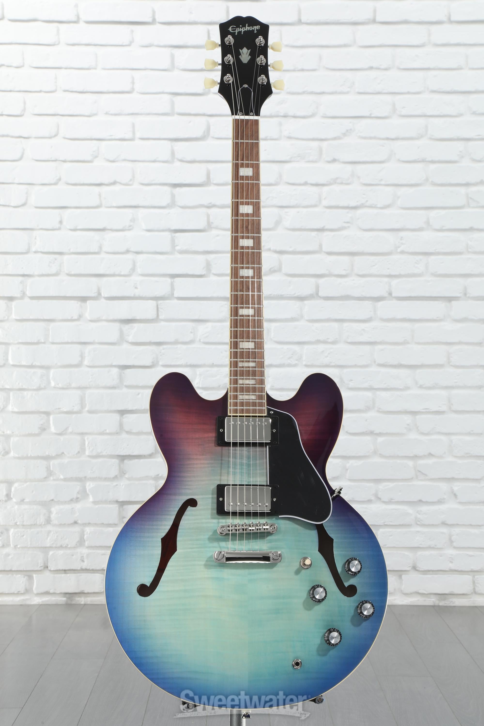 Epiphone ES-335 Figured Semi-hollowbody - Blueberry Burst