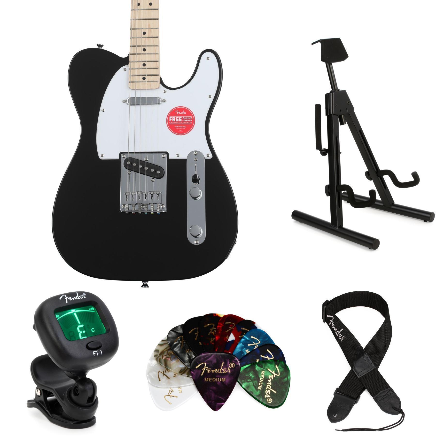 Squier Sonic Telecaster Electric Guitar - Black | Sweetwater