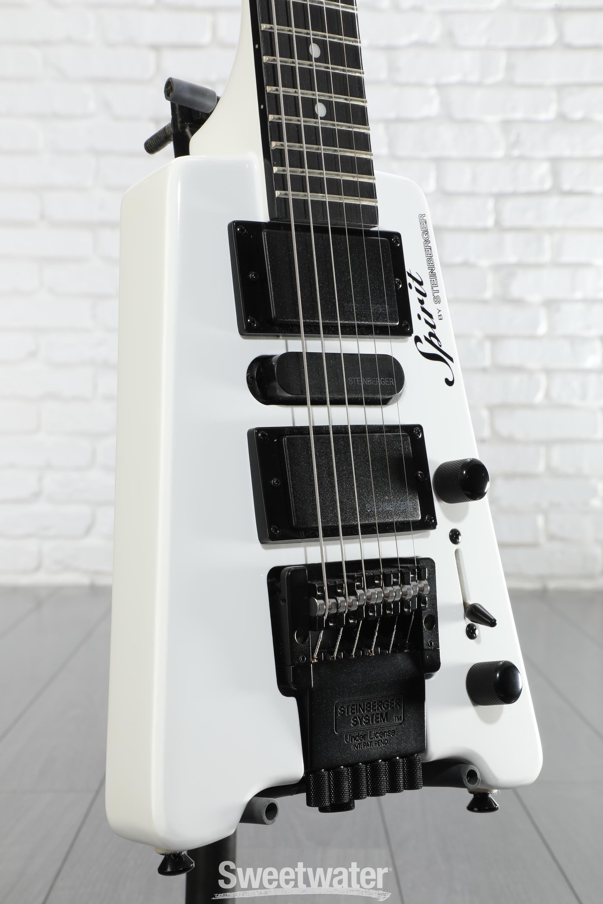 Steinberger Spirit GT-PRO Deluxe Electric Guitar - White | Sweetwater