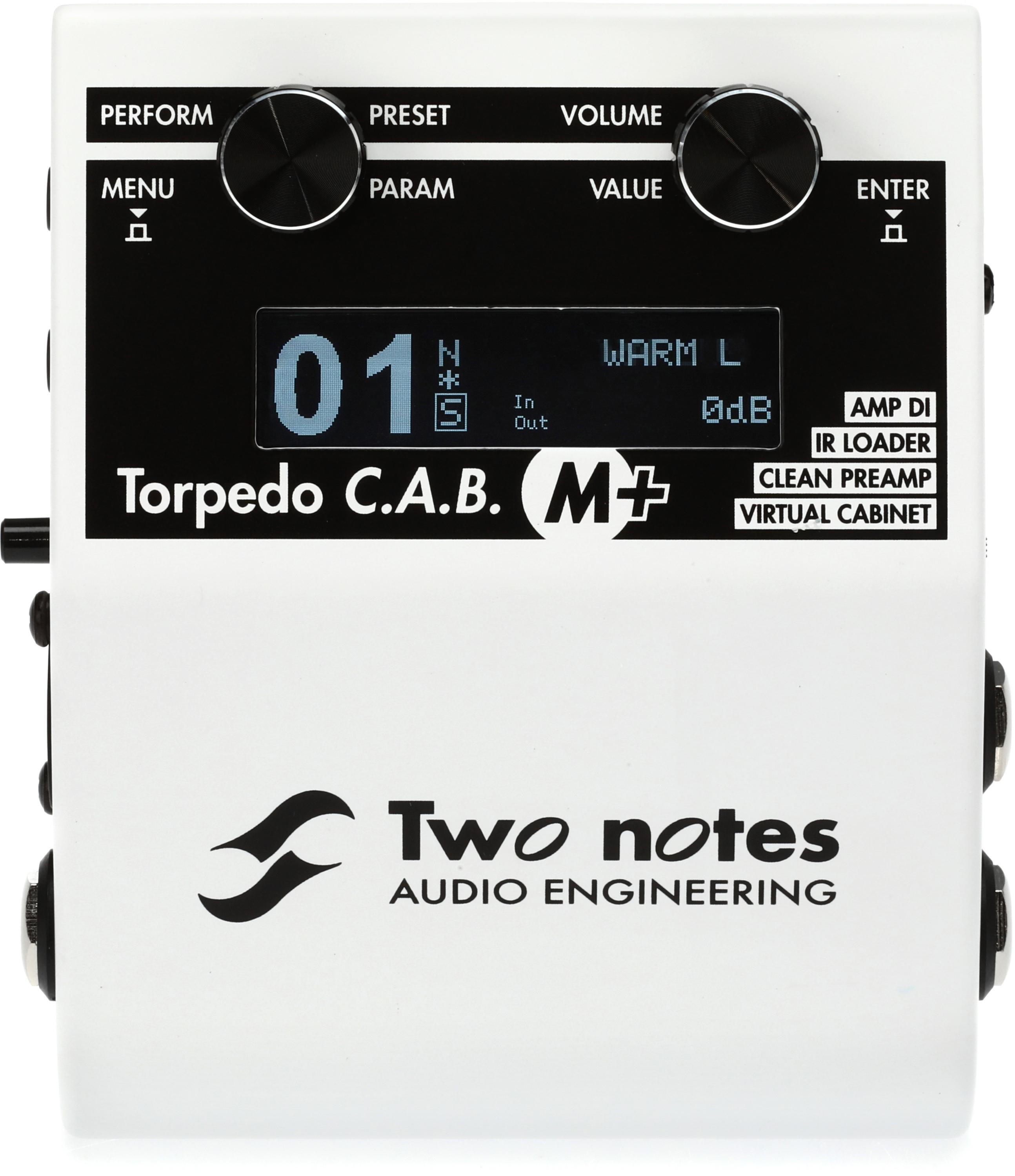 Two Notes Torpedo C.A.B. M+ Speaker Simulator Pedal Reviews ...