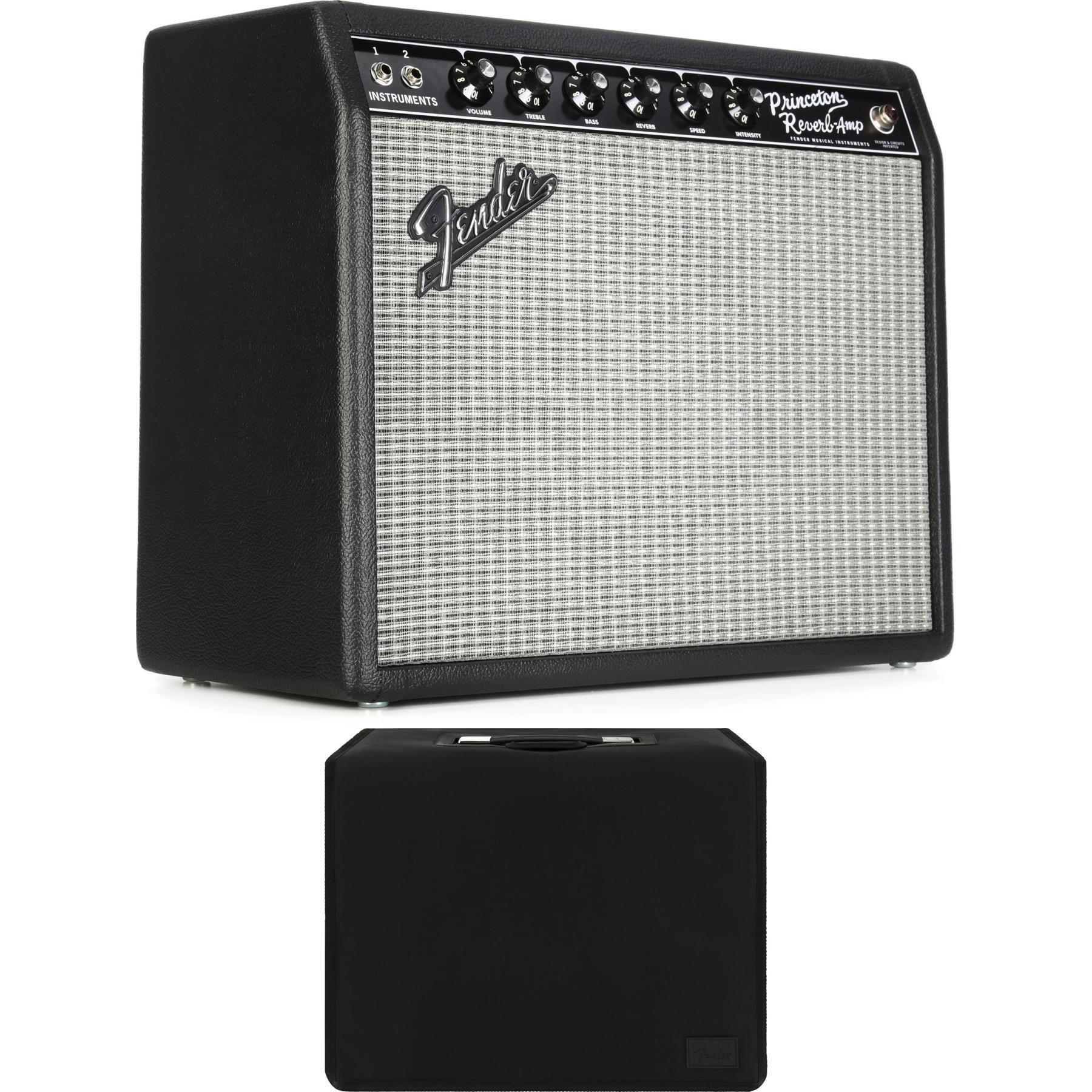 Photo of Fender '65 Princeton Reverb 1 x 10-inch 12-watt Tube Combo Amp with Deluxe Padded Cover