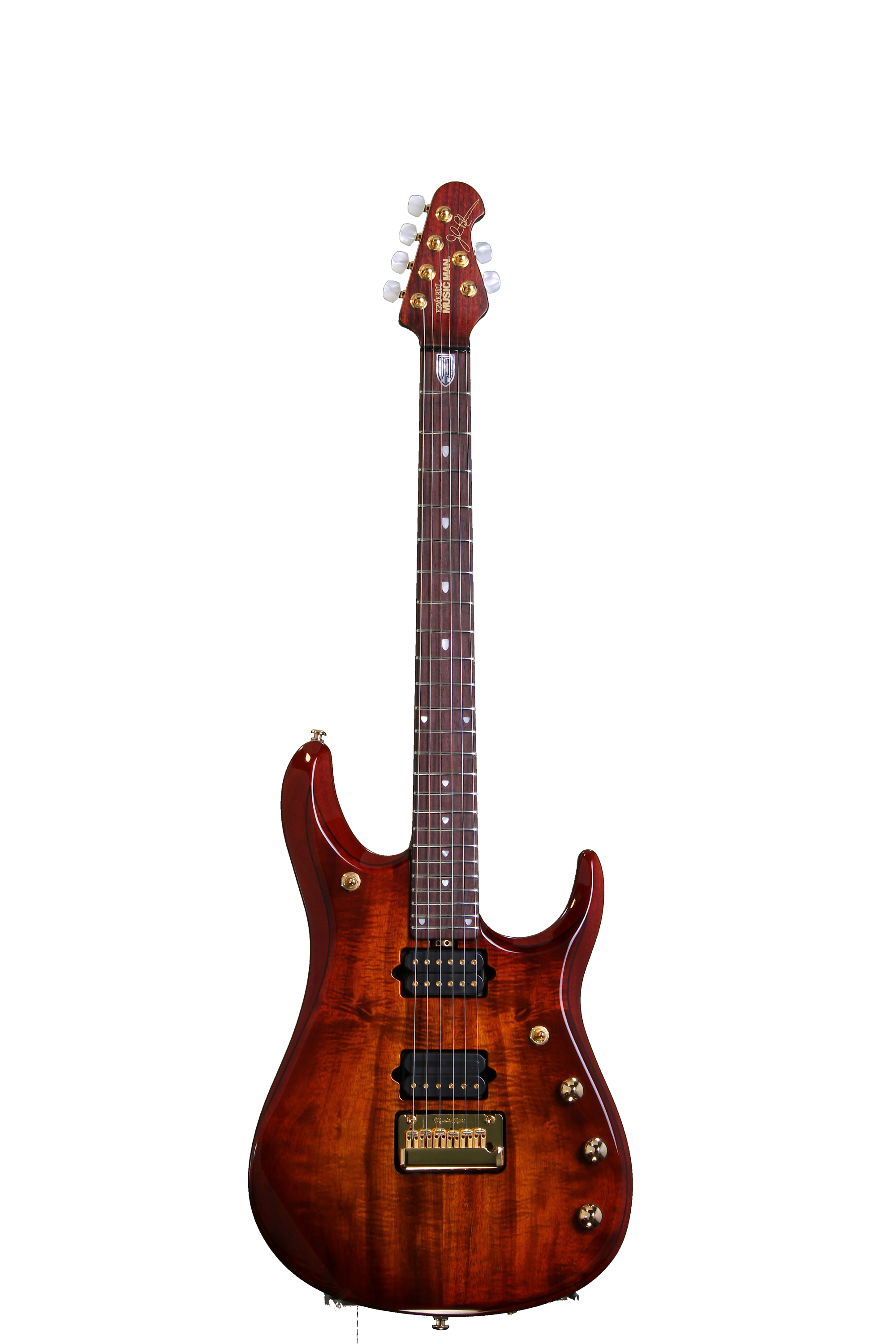 Ernie Ball Music Man BFR John Petrucci - Koa Island Burst | Sweetwater