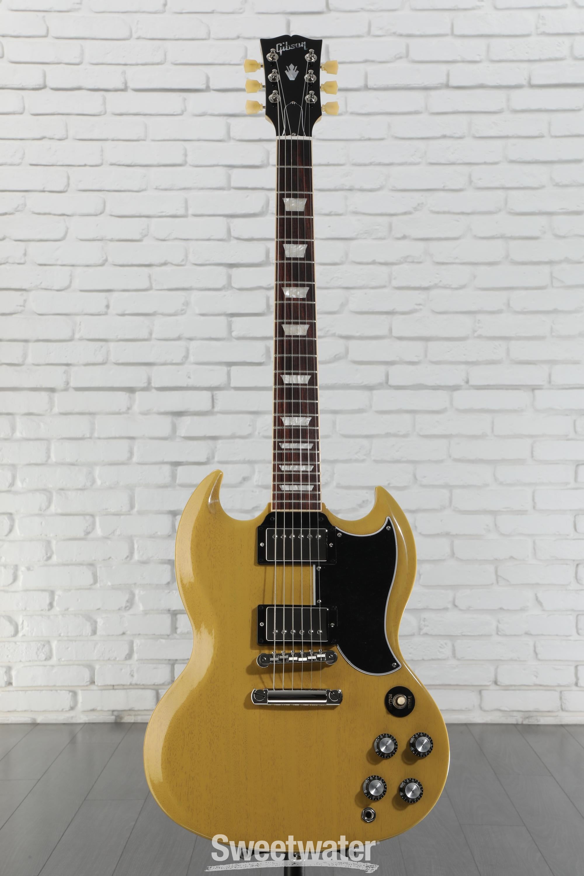 Gibson ギブソン SG Standard 61 TV Yellow Gibson SG Standard '61 Electric Guitar - TV Yellow | Sweetwater