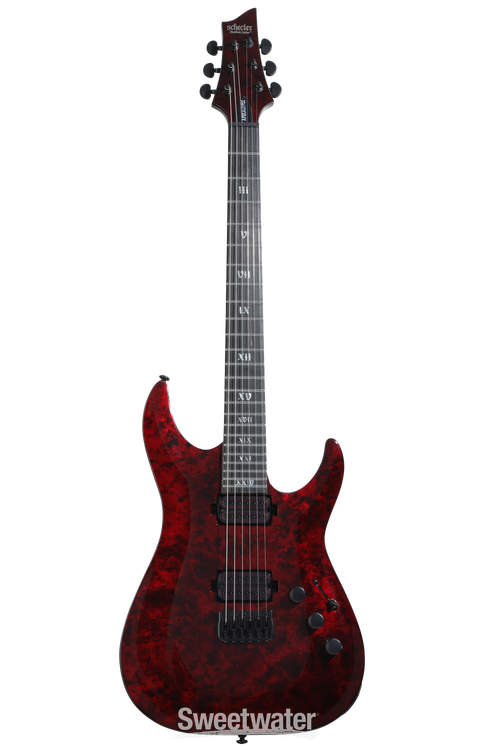 Schecter C-1 Apocalypse Electric Guitar - Red Reign | Sweetwater