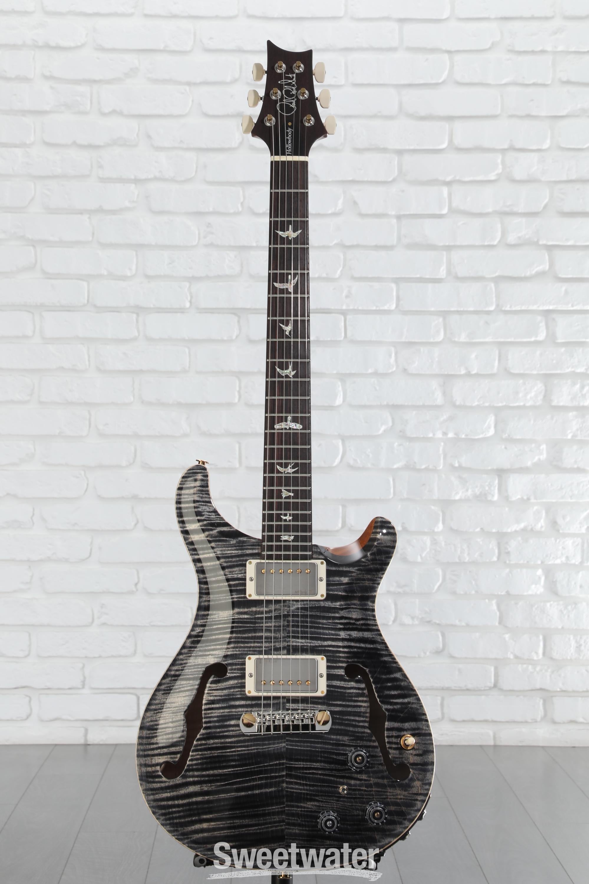 PRS Hollowbody II Piezo 10-Top Electric Guitar - Charcoal
