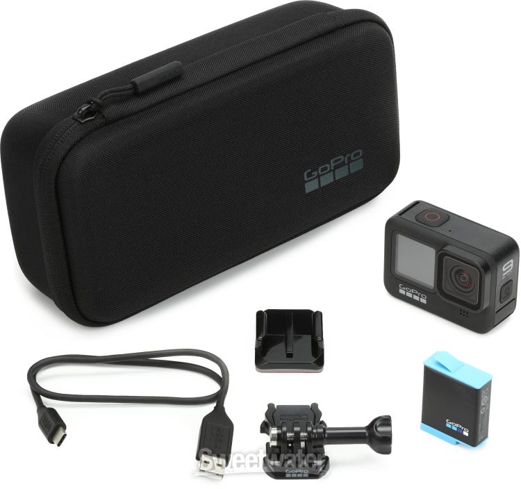 GoPro HERO9 20MP 5K Action Camera - Black for sale online