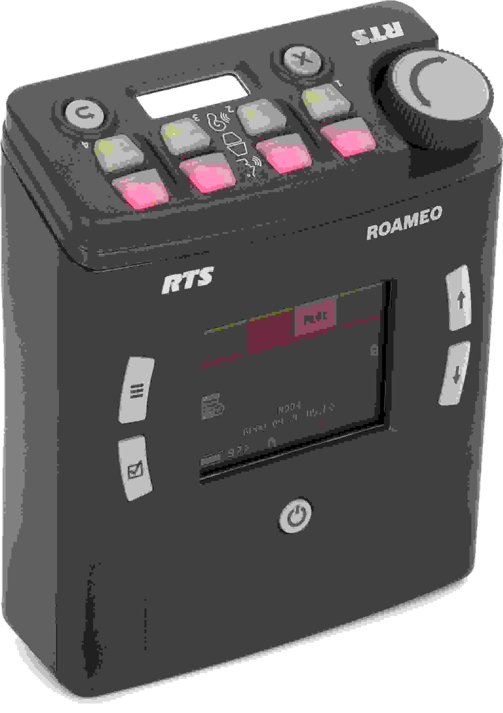 RTS ROAMEO TR-1800 4-channel Digital Wireless Intercom Beltpack ...