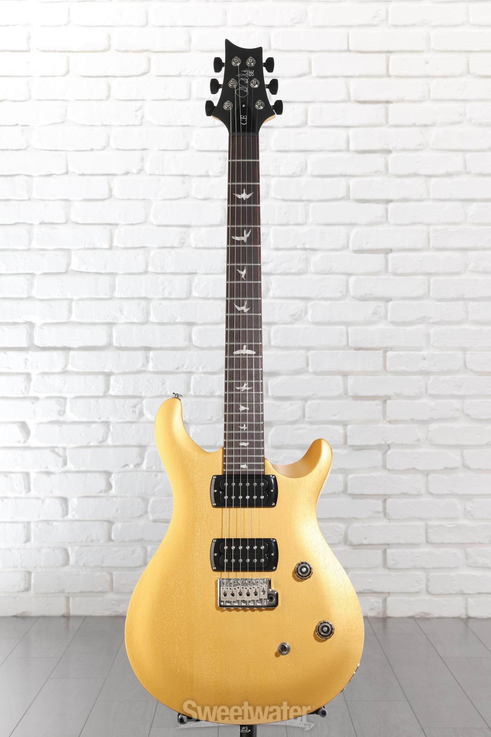 PRS SE CE 24 Standard Satin Electric Guitar - Metallic Gold Satin