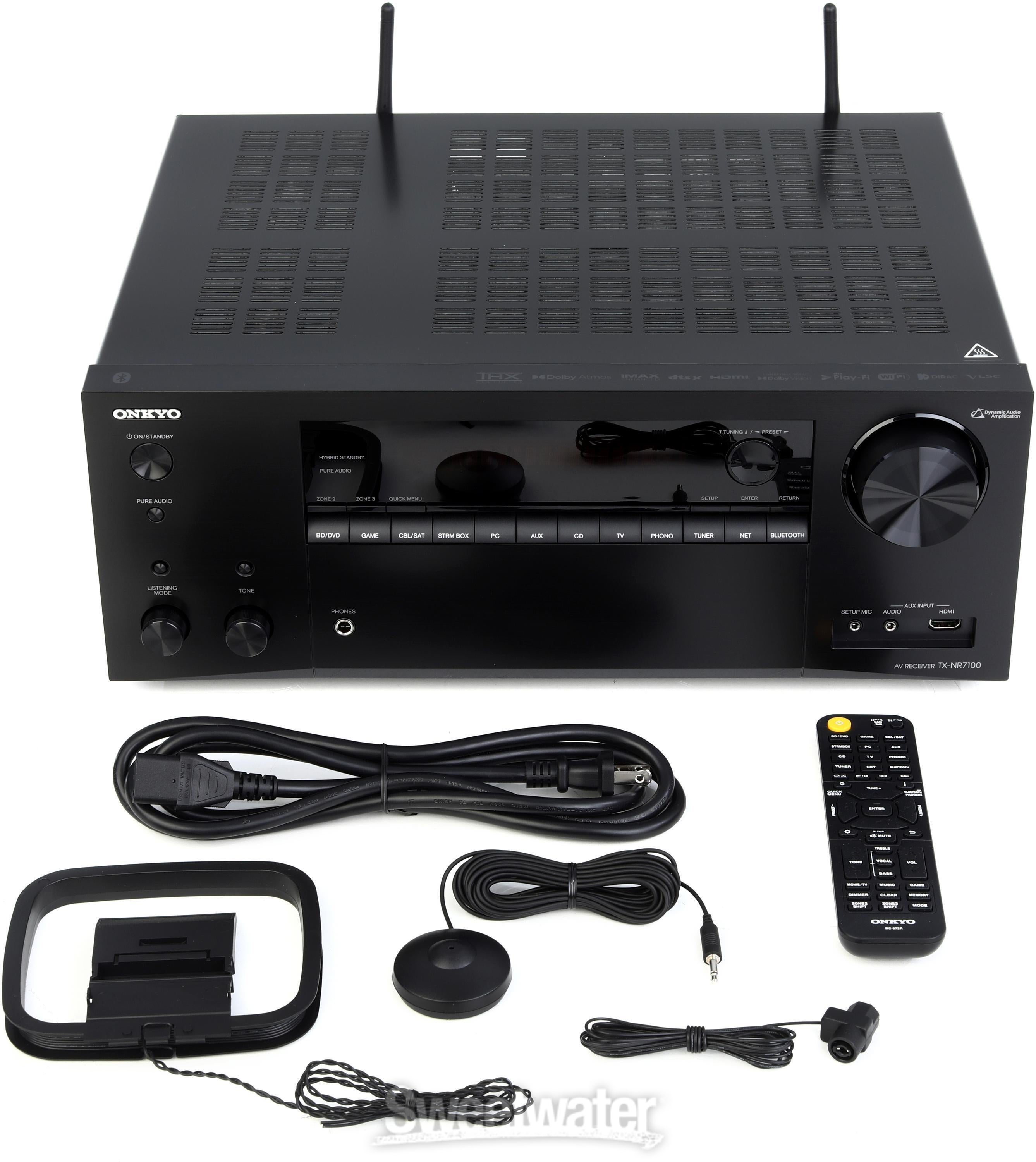 Onkyo TX-NR7100 100-watt 9.2-channel A/V Receiver | Sweetwater