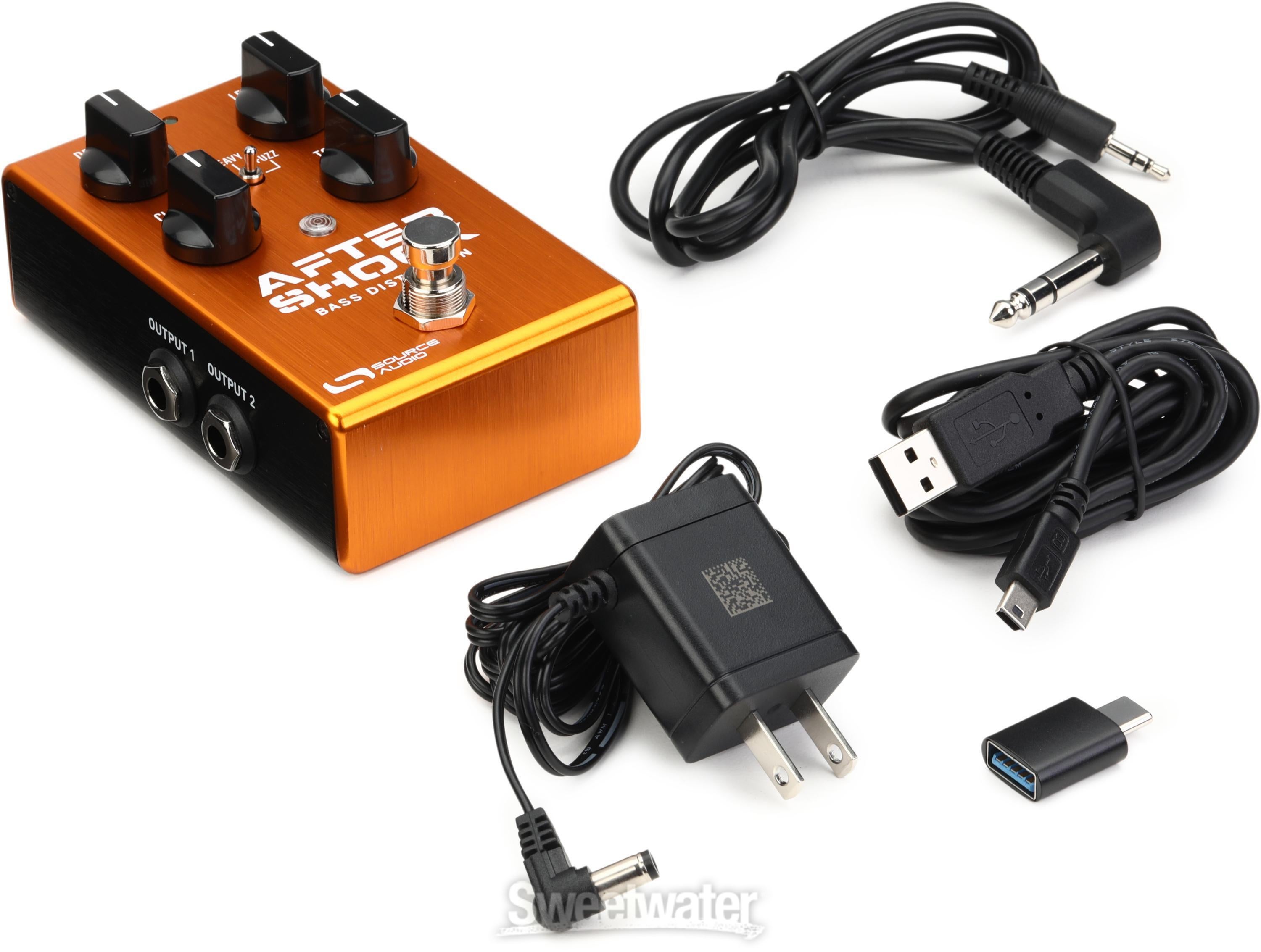Source Audio AfterShock Bass Distortion Pedal | Sweetwater