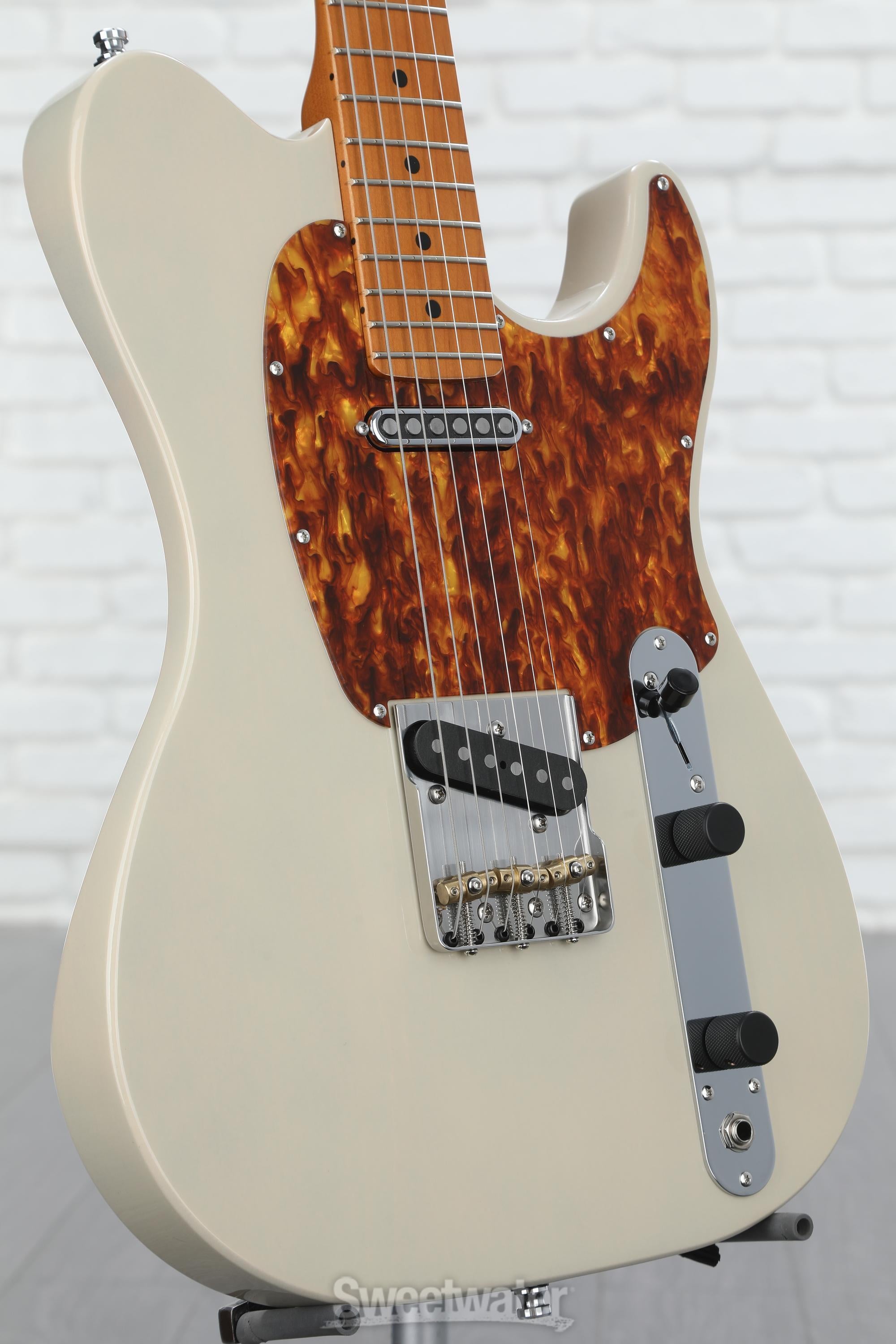 Photo of Godin Stadium Pro Electric Guitar - Ozark Cream with Maple Fingerboard