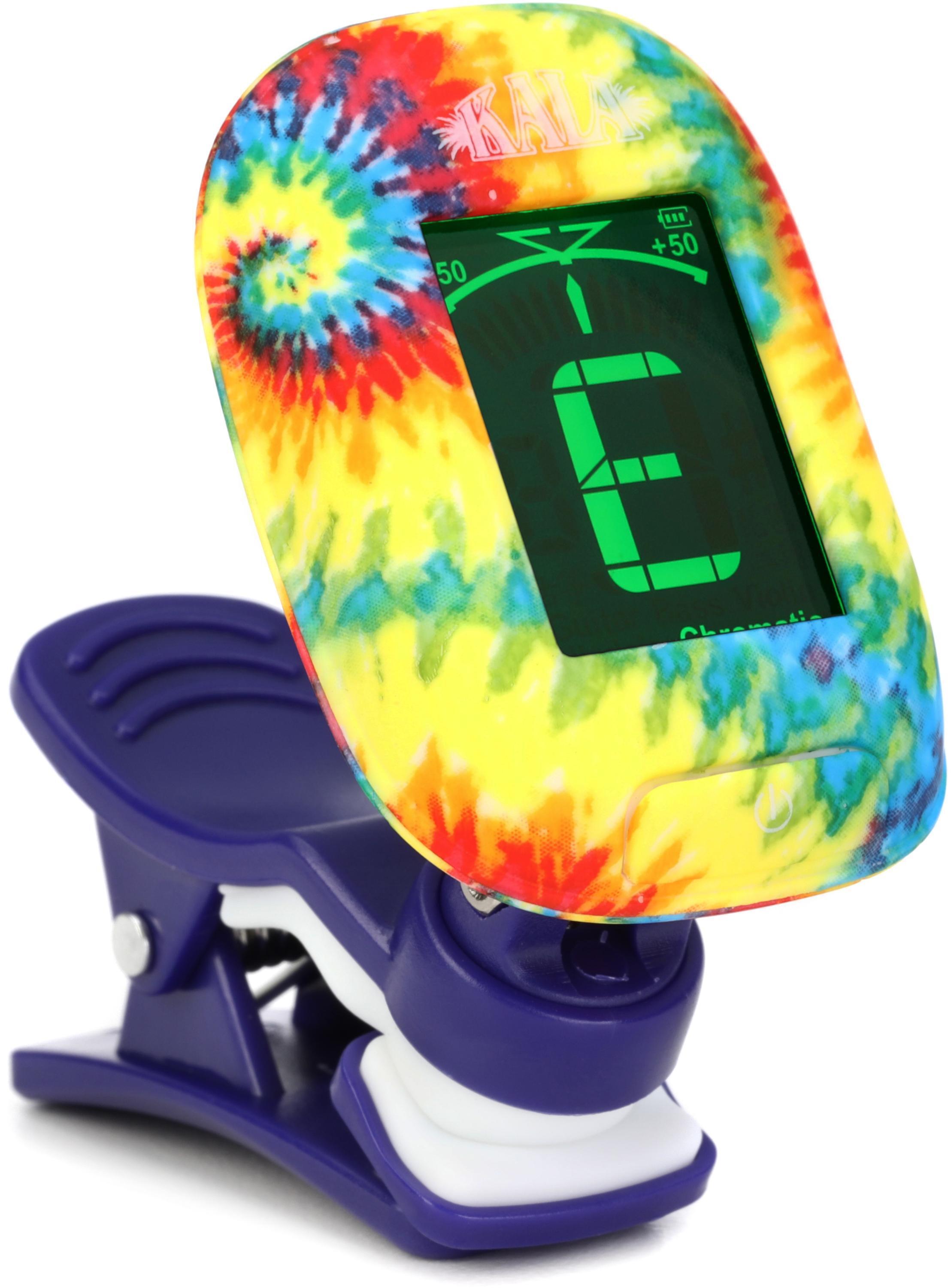 Photo of Kala Klipz Rechargeable Chromatic Tuner - Tie-dye