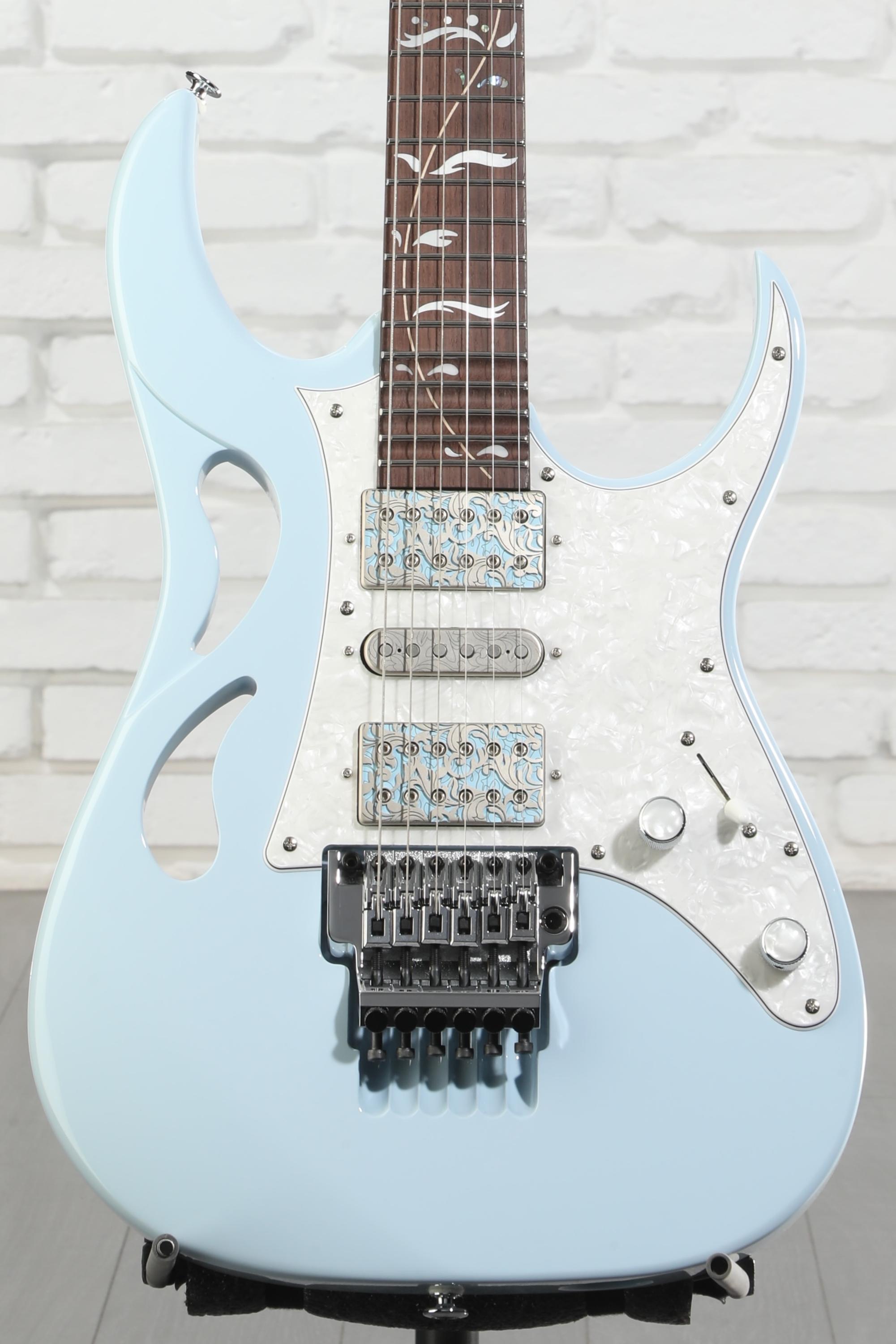 [美品] Ibanez Steve Vai Signature ７弦ギター Ibanez JEM7VPWH Steve Vai Signature Premium Electric Guitar, White