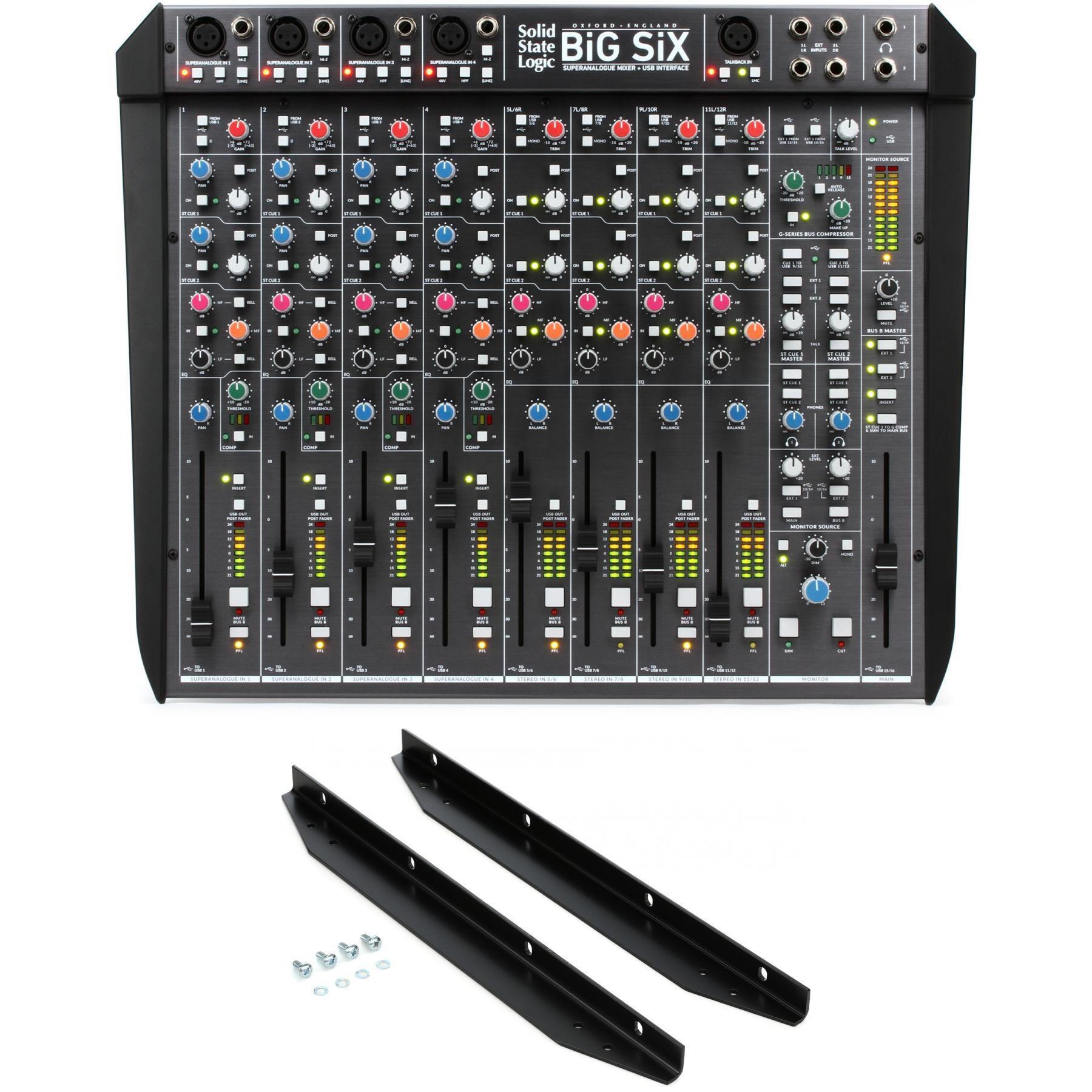 Solid State Logic BiG SiX 18-input Desktop Analog Mixer and