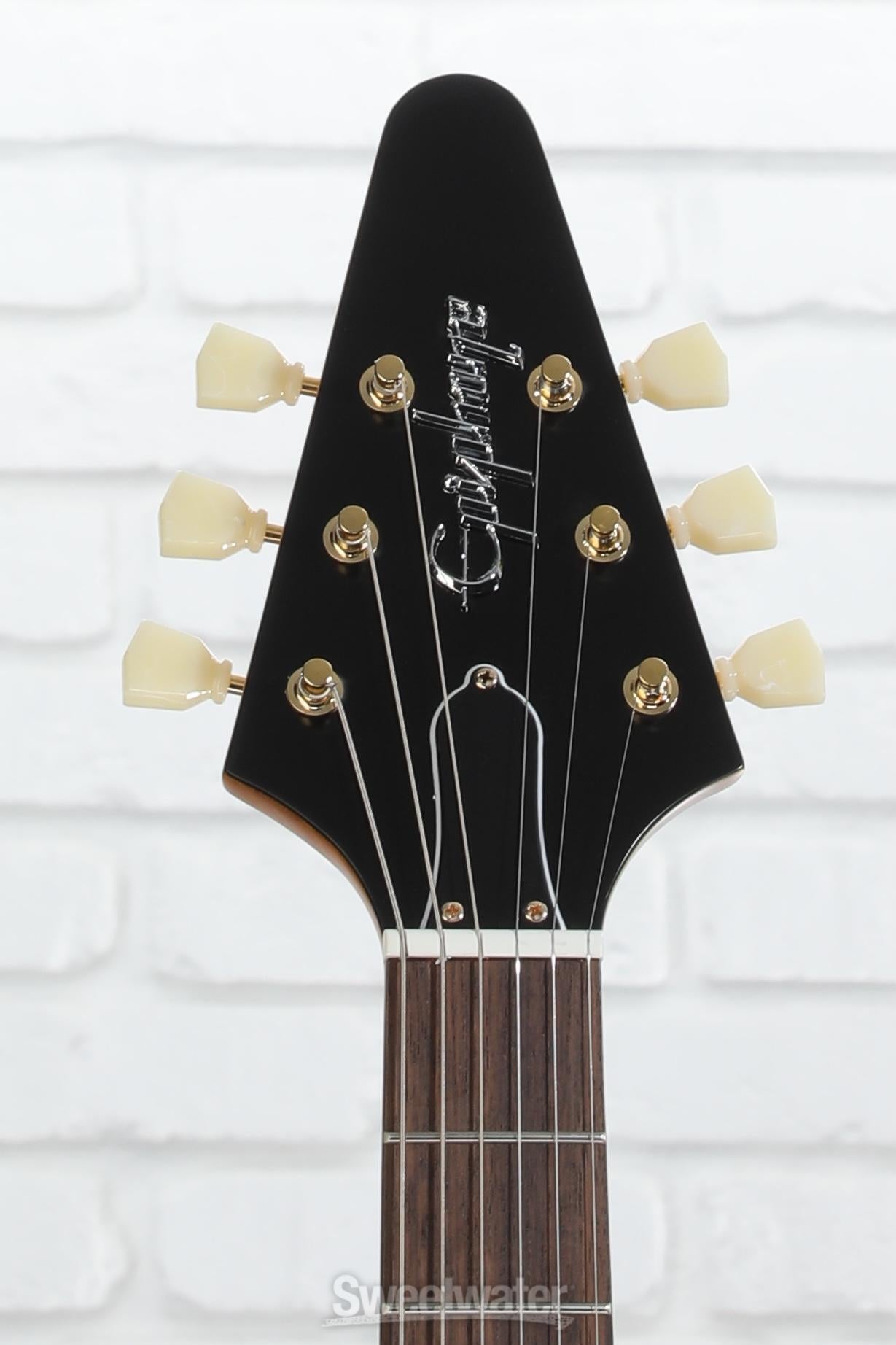 Epiphone 1958Flying V コリーナ Epiphone 1958 Korina Flying V Outfit Electric Guitar | Music