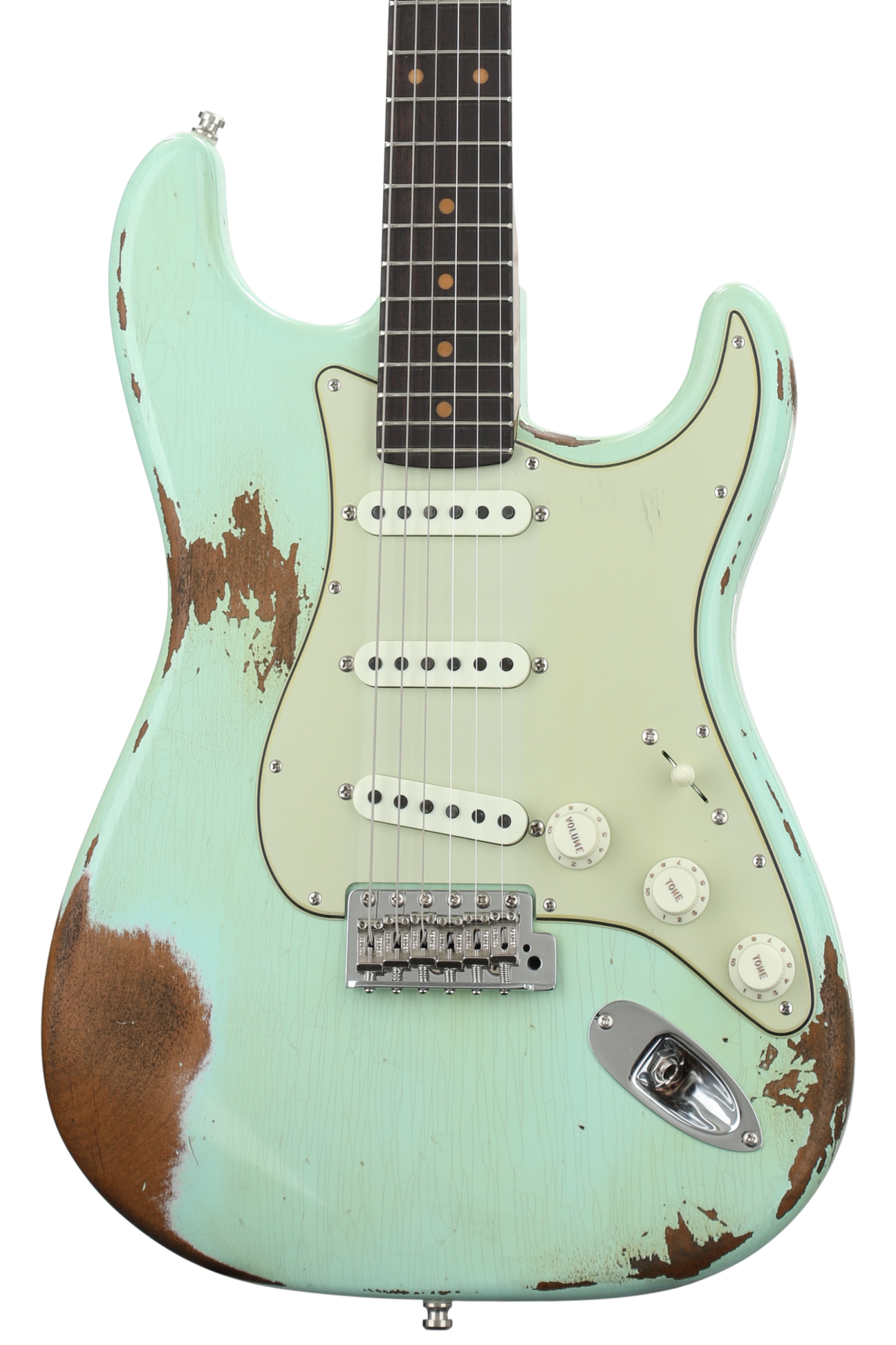 Fender Custom Shop GT11 Heavy Relic Stratocaster - Surf Green - Sweetwater  Exclusive