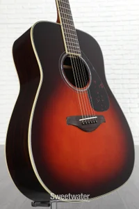 Yamaha FG830 Dreadnought Acoustic Guitar - Tobacco Brown Sunburst