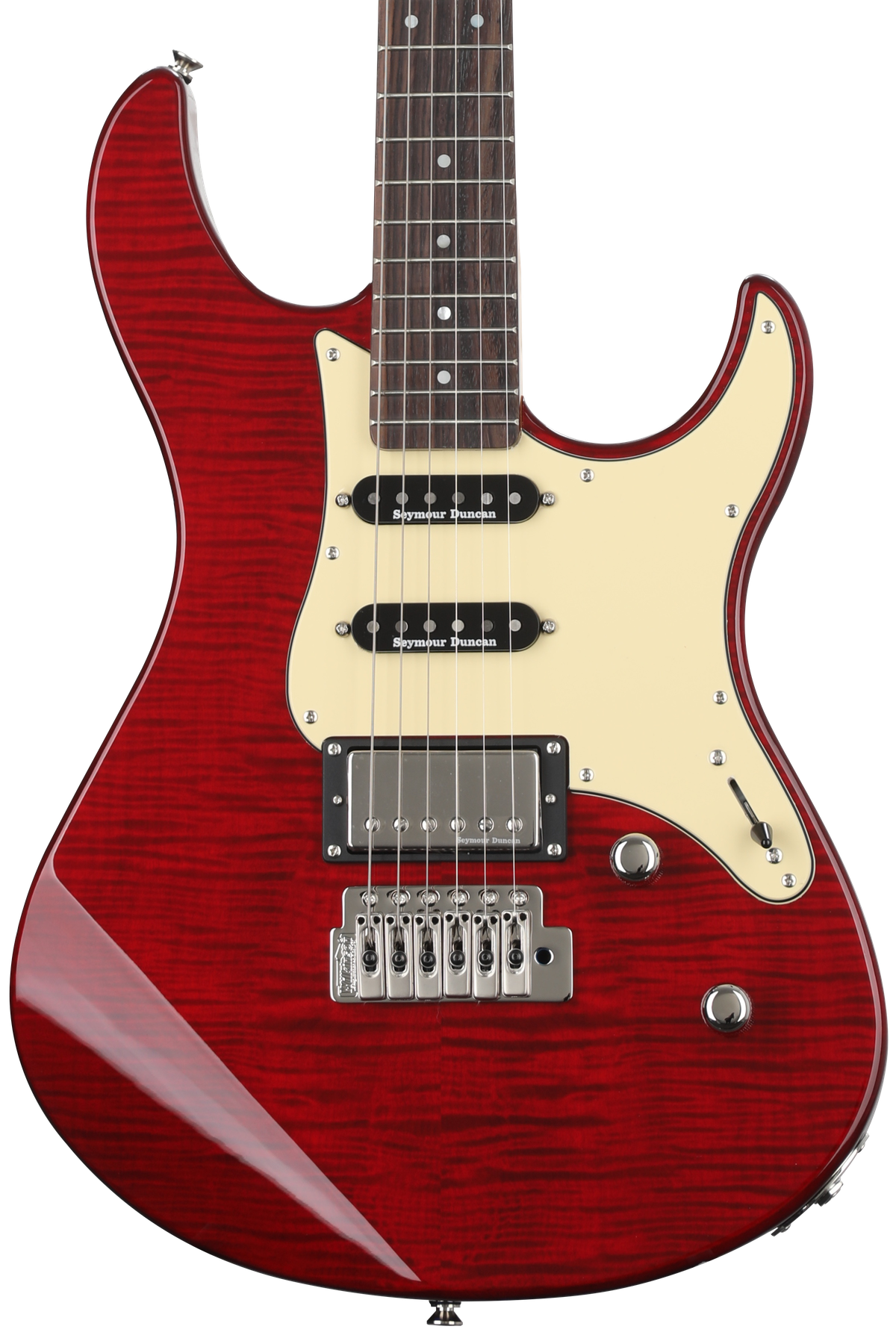 Yamaha PAC612VIIFMX Pacifica Electric Guitar - Fired Red | Sweetwater