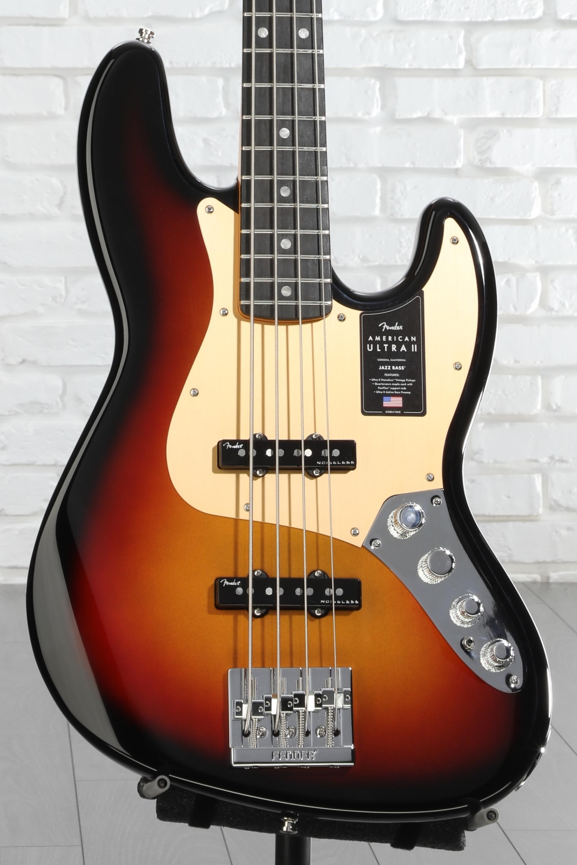Fender American Ultra II Jazz Bass - Ultraburst, Ebony Fingerboard