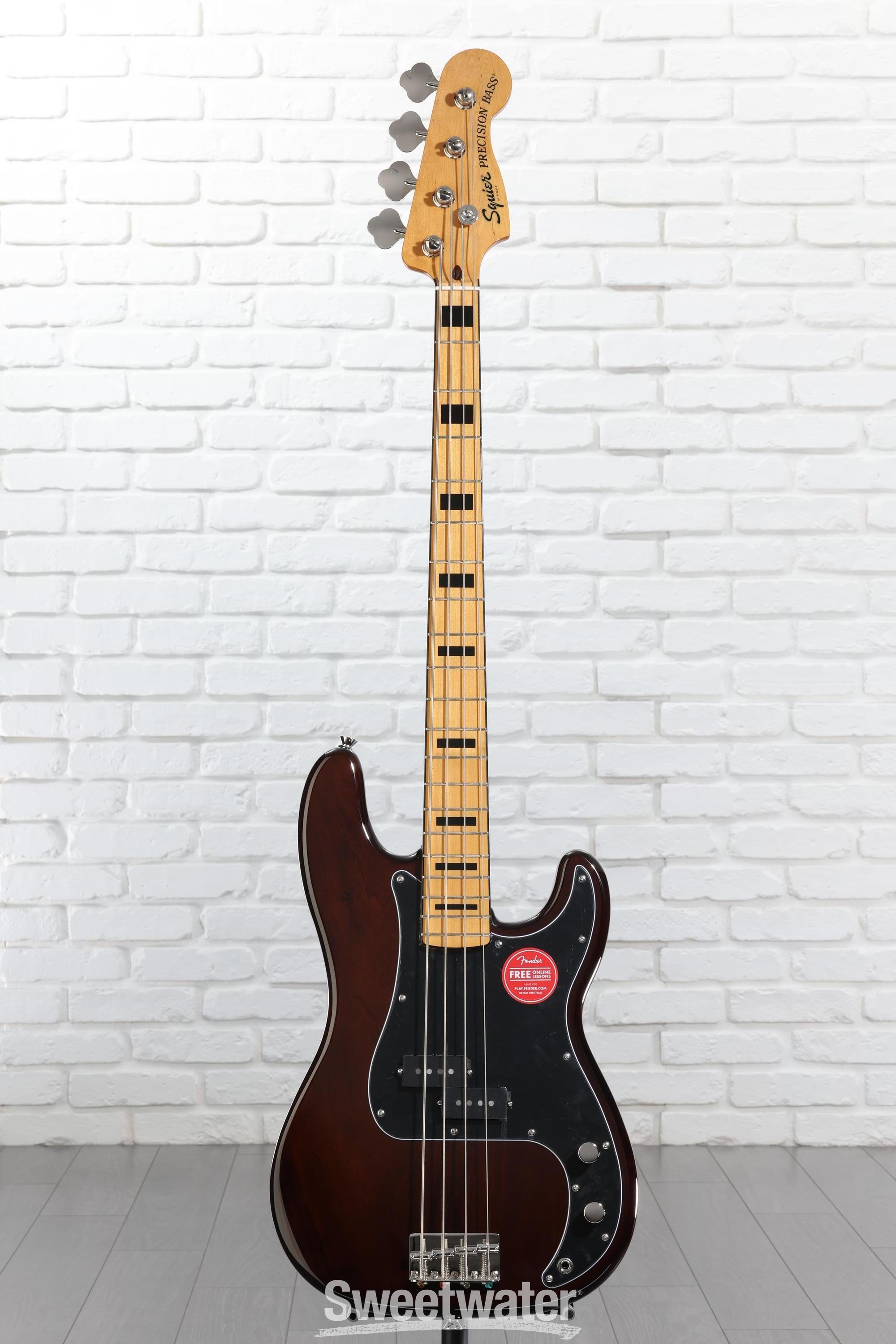 Squier Classic Vibe ‘70s Precision Bass Squier Classic Vibe '70s Precision Bass - Black — Guitar Bar