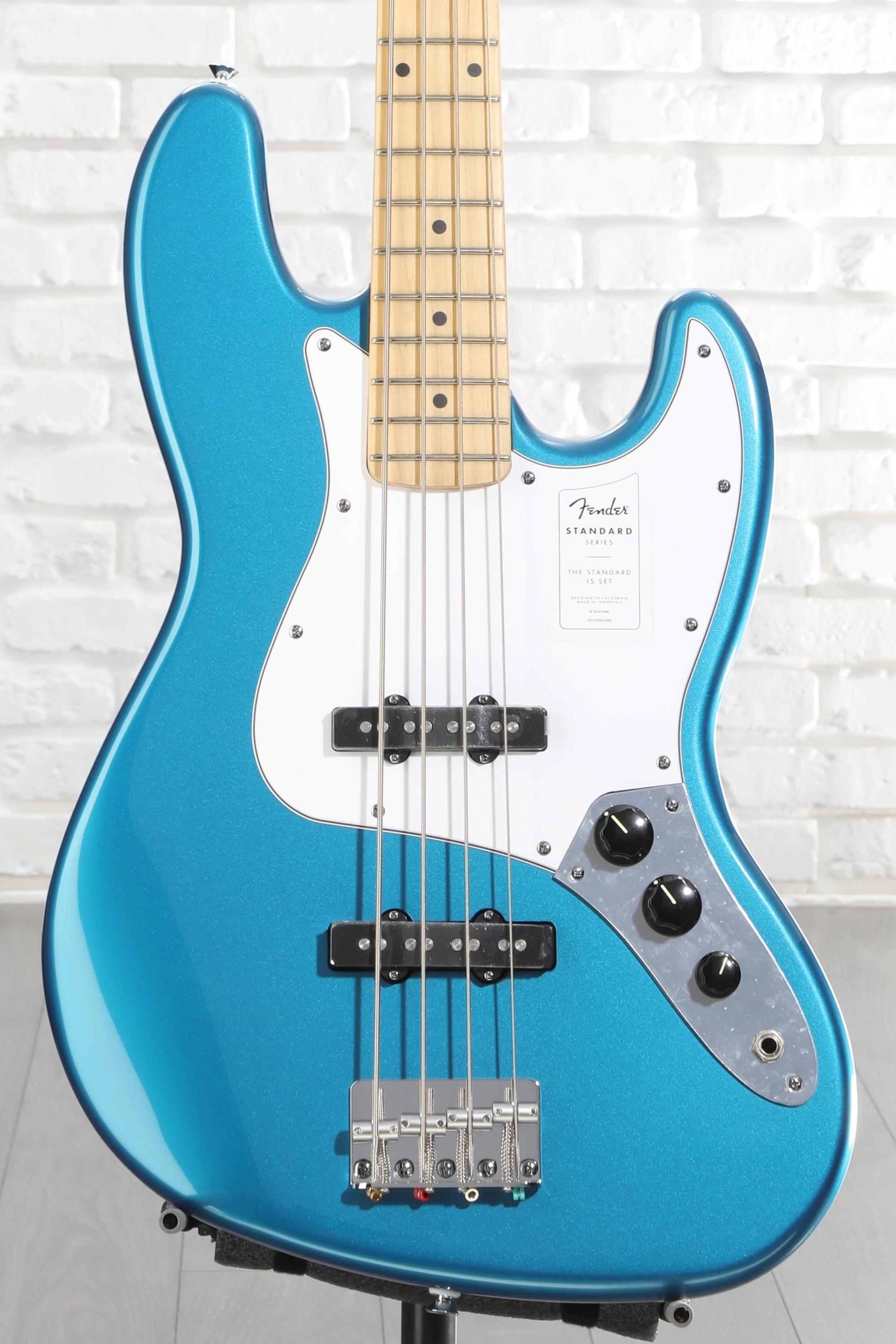 Fender Standard Jazz Bass - Aqua Marine Metallic, Maple