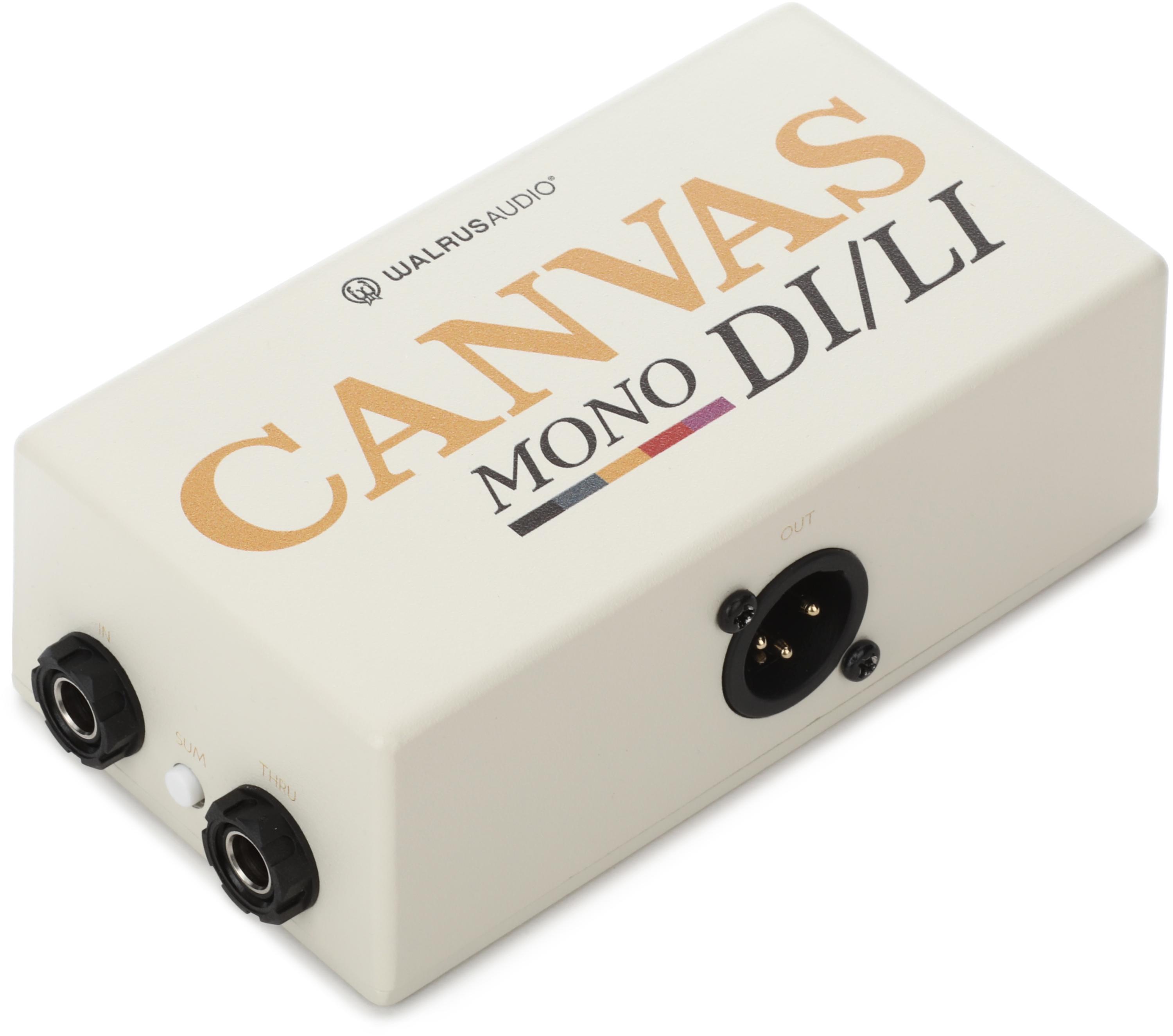 Walrus Audio Canvas Mono Direct Injection Box | Sweetwater