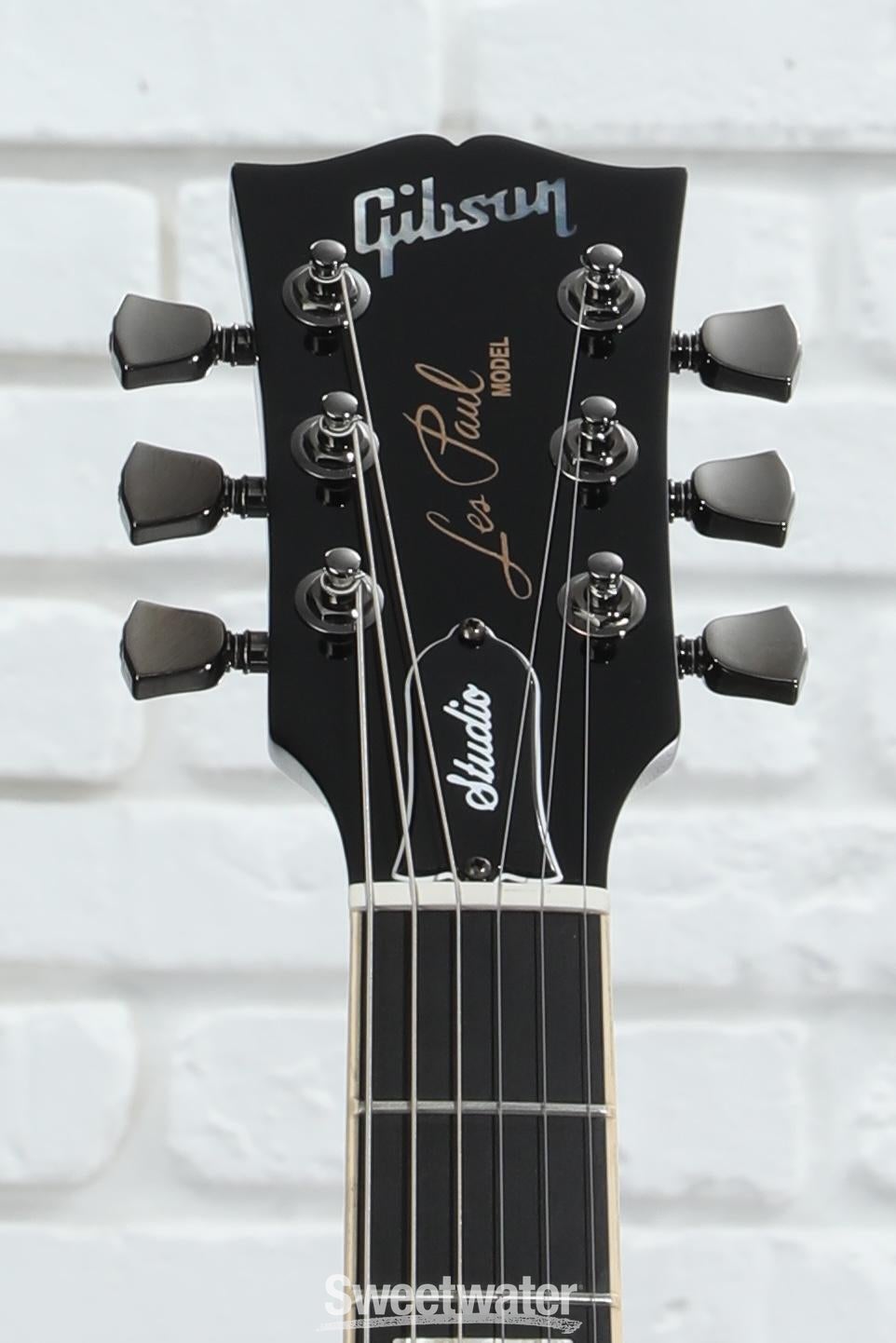 LES PAUL STUDIO EBONY ELECTRIC GUITAR | Tom Lee Music