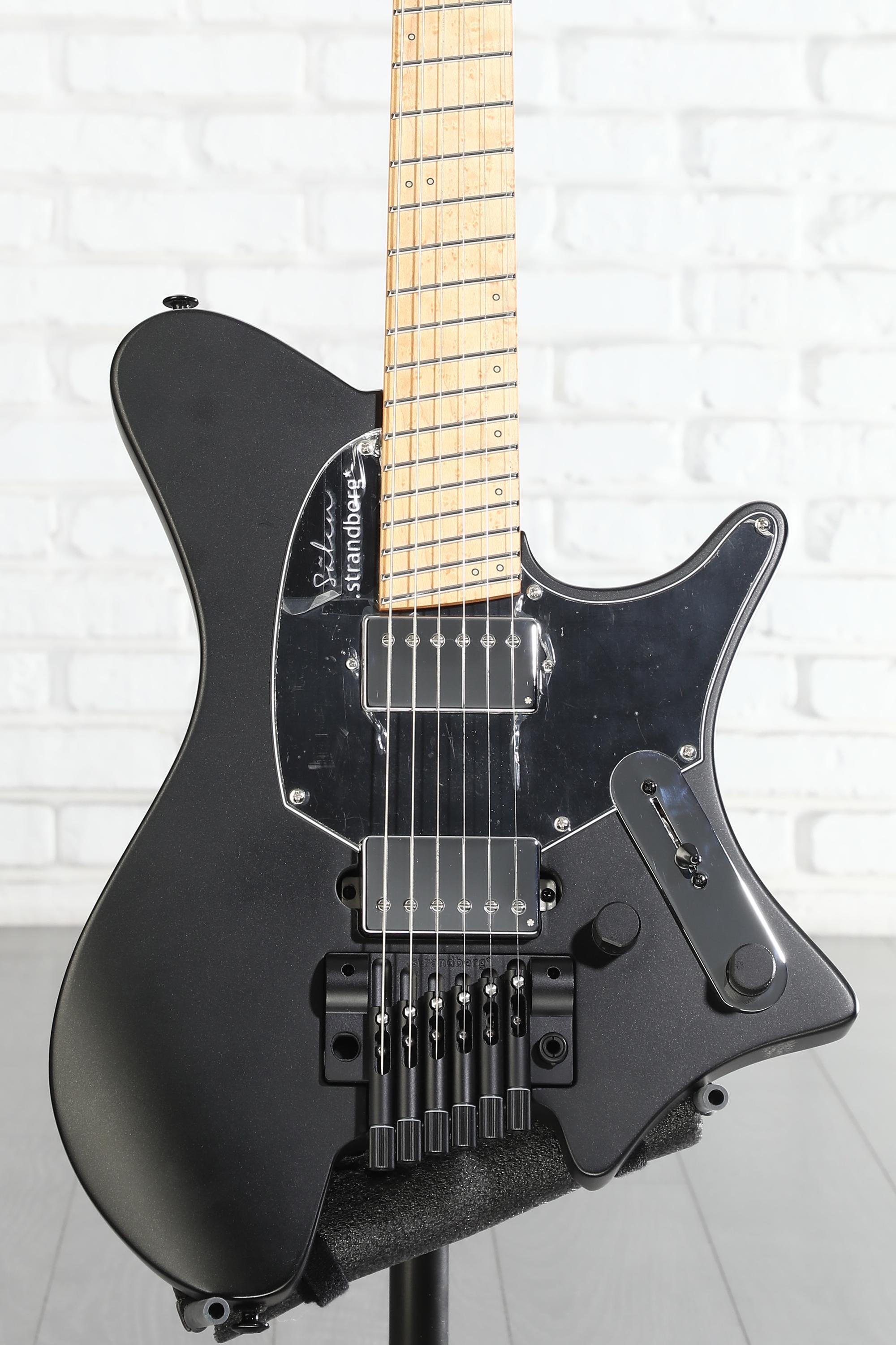 ギター strandberg Salen Classic NX 6 Tremolo Strandberg Sälen Classic NX 6 Tremolo Electric Guitar - Black
