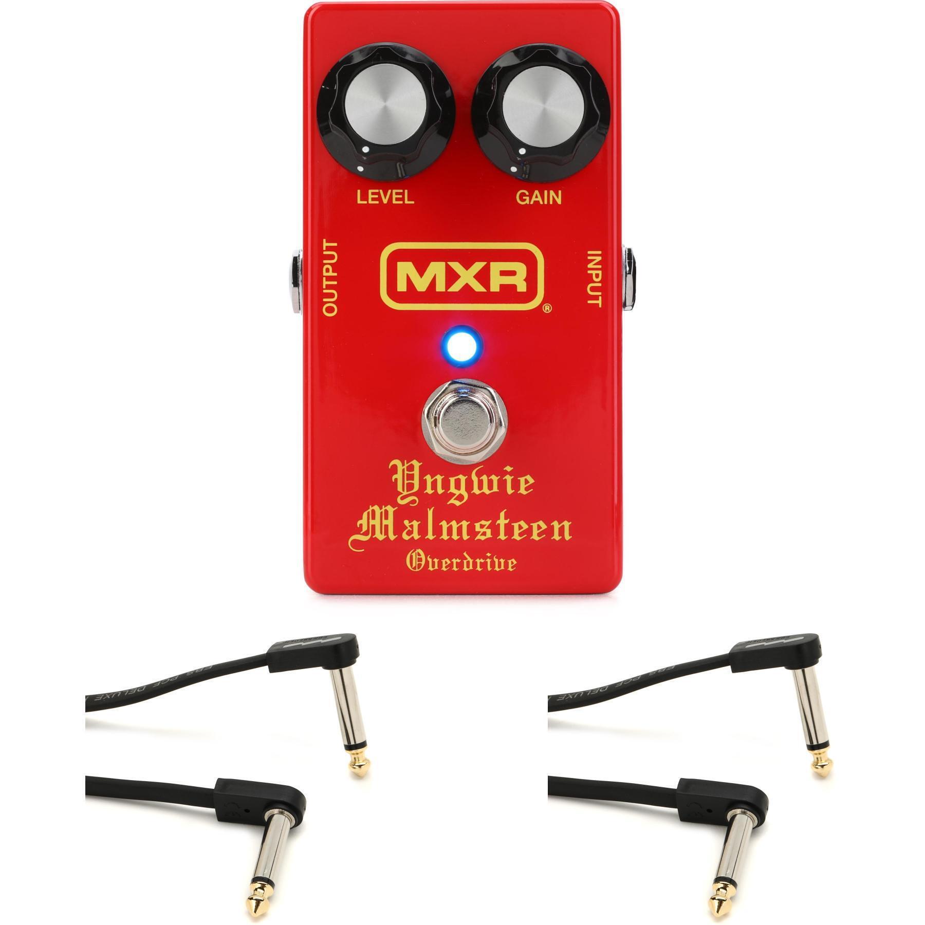 MXR Yngwie Malmsteen Overdrive Pedal with Patch Cables - Red | Sweetwater