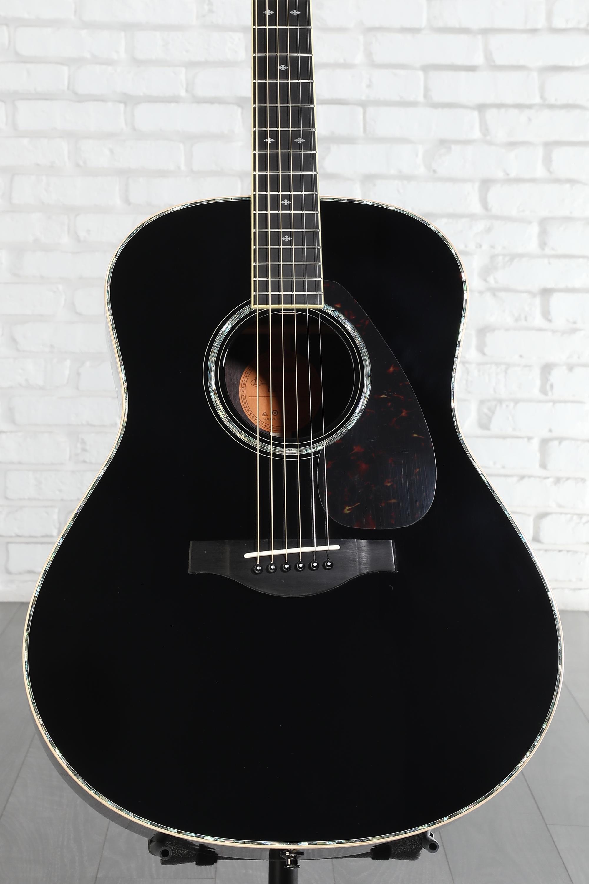 Yamaha LL16D ARE Original Jumbo Acoustic-electric Guitar - Black