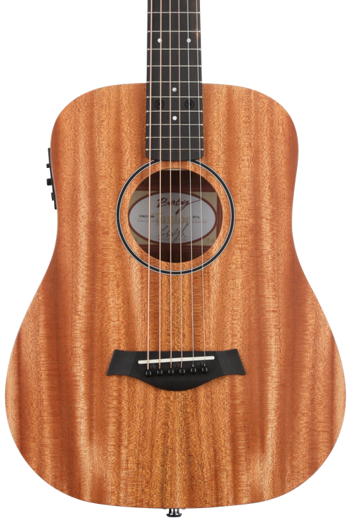 Taylor Baby Mahogany BT2e Acoustic-Electric Guitar - Natural Mahogany |  Sweetwater