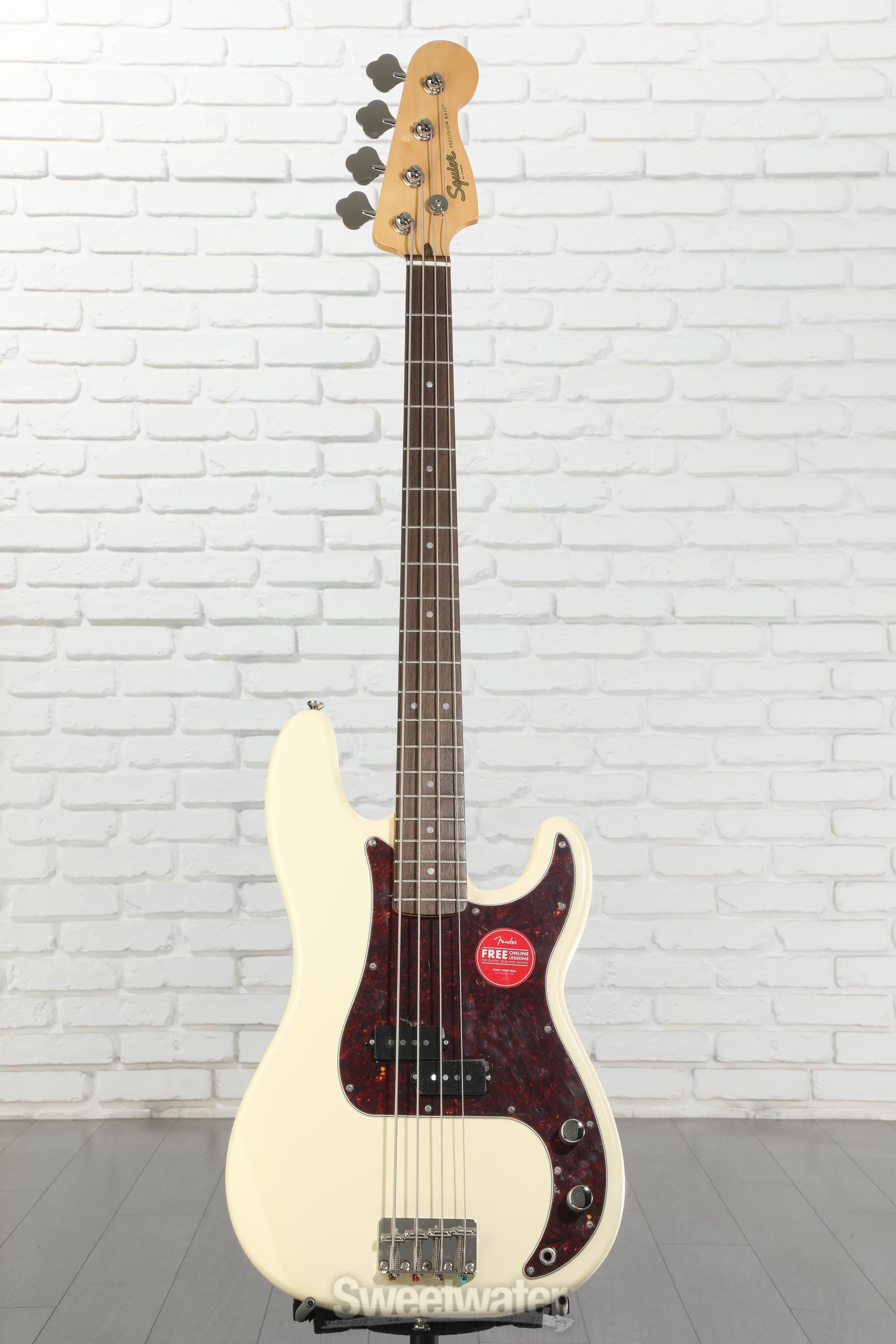 Squier Classic Vibe '60s Precision Bass - Olympic White | Sweetwater