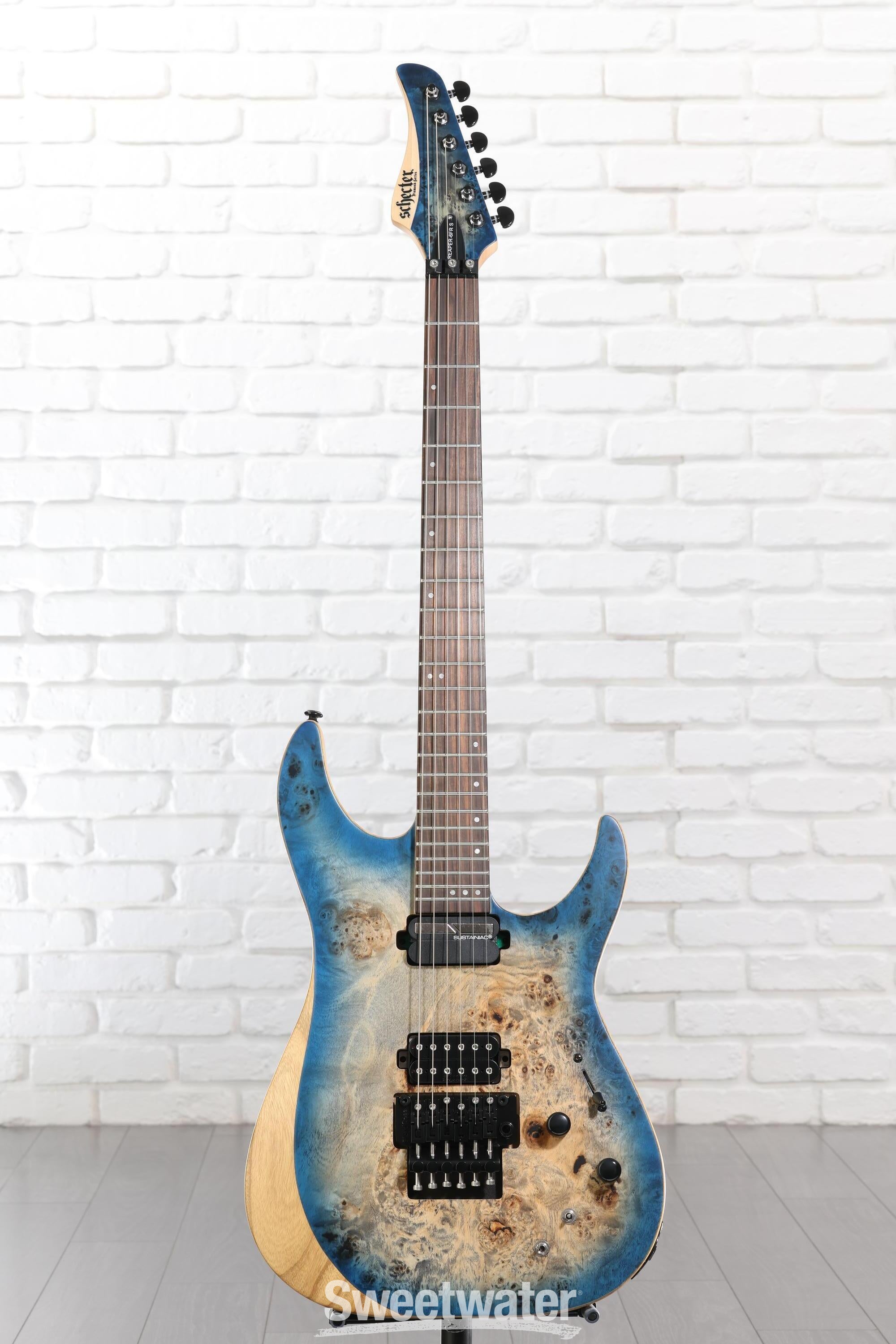 Schecter Reaper-6 FR-S - Satin Sky Burst | Sweetwater