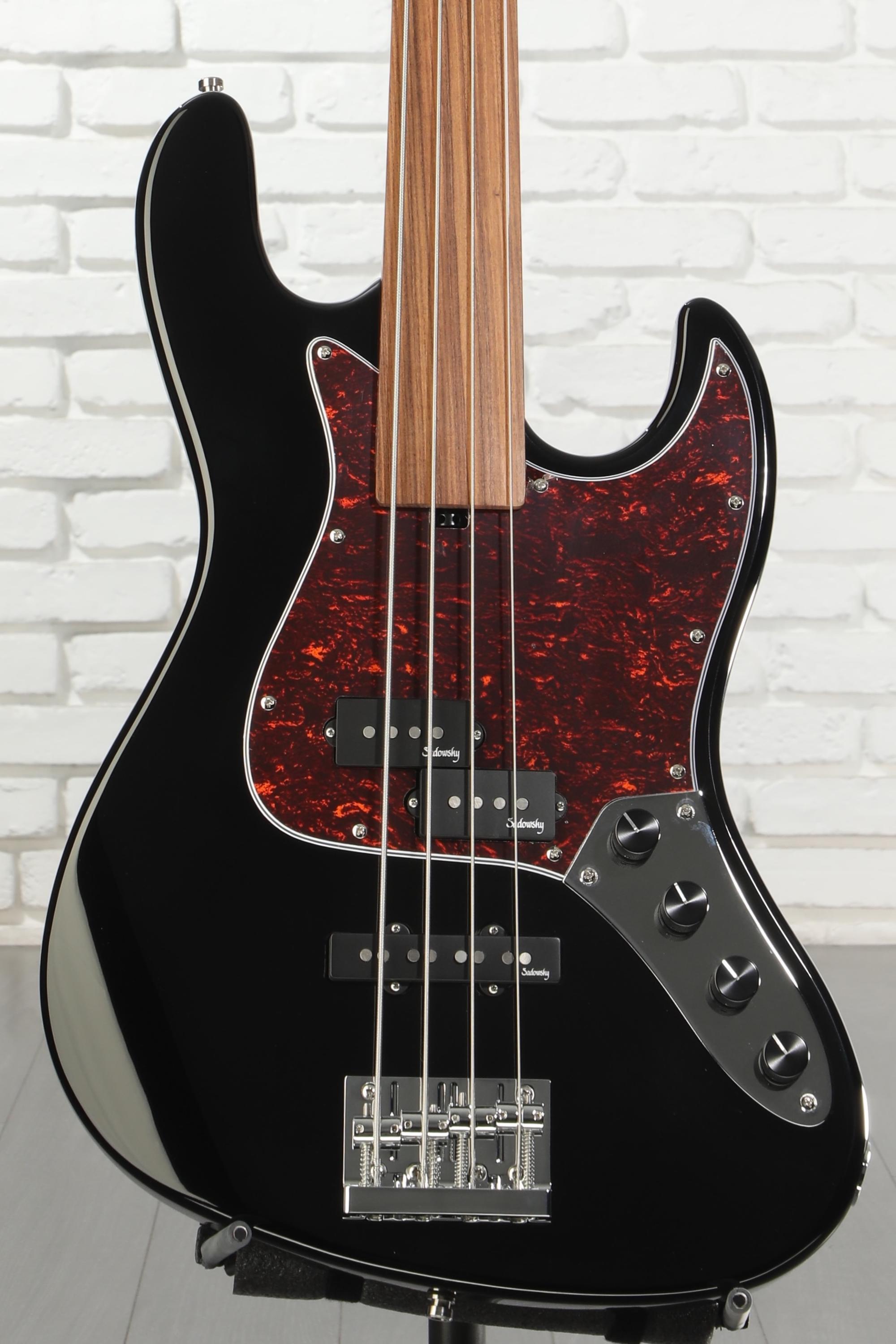 Sadowsky MetroExpress Hybrid PJ Fretless 4-string Bass - Black