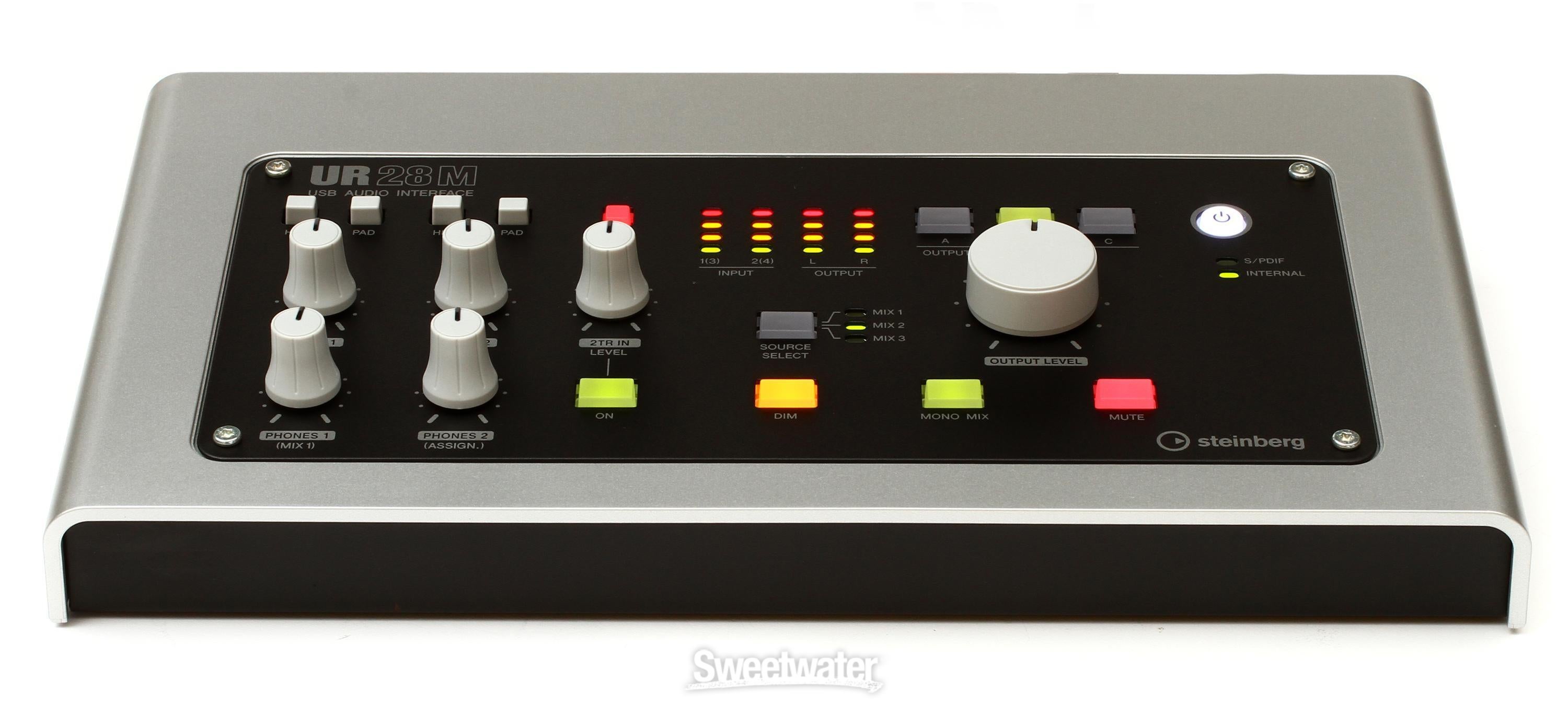 Steinberg UR28M USB Audio Interface and Monitor Controller 