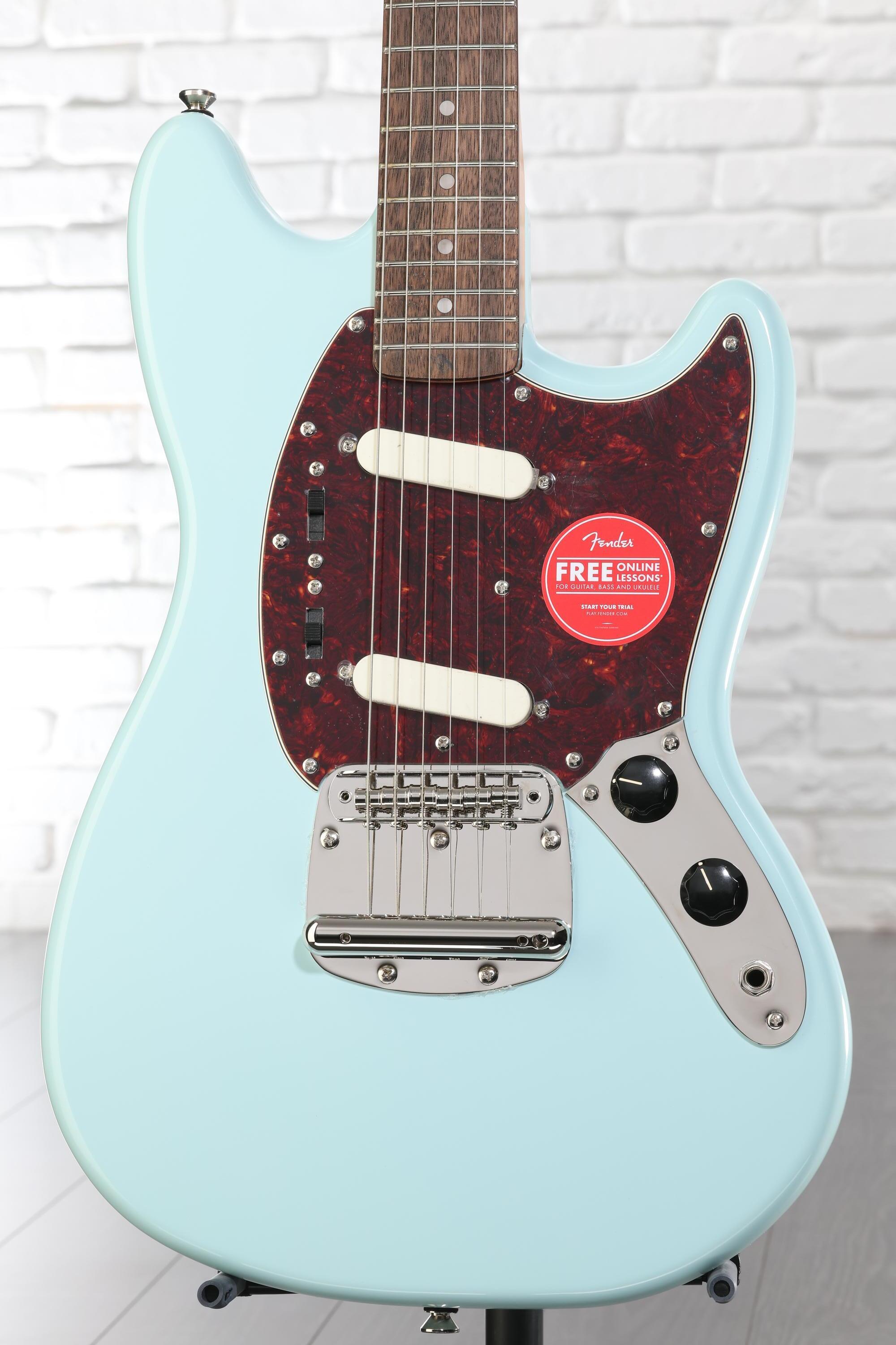 Squier Classic Vibe '60s Mustang Electric Guitar - Sonic Blue
