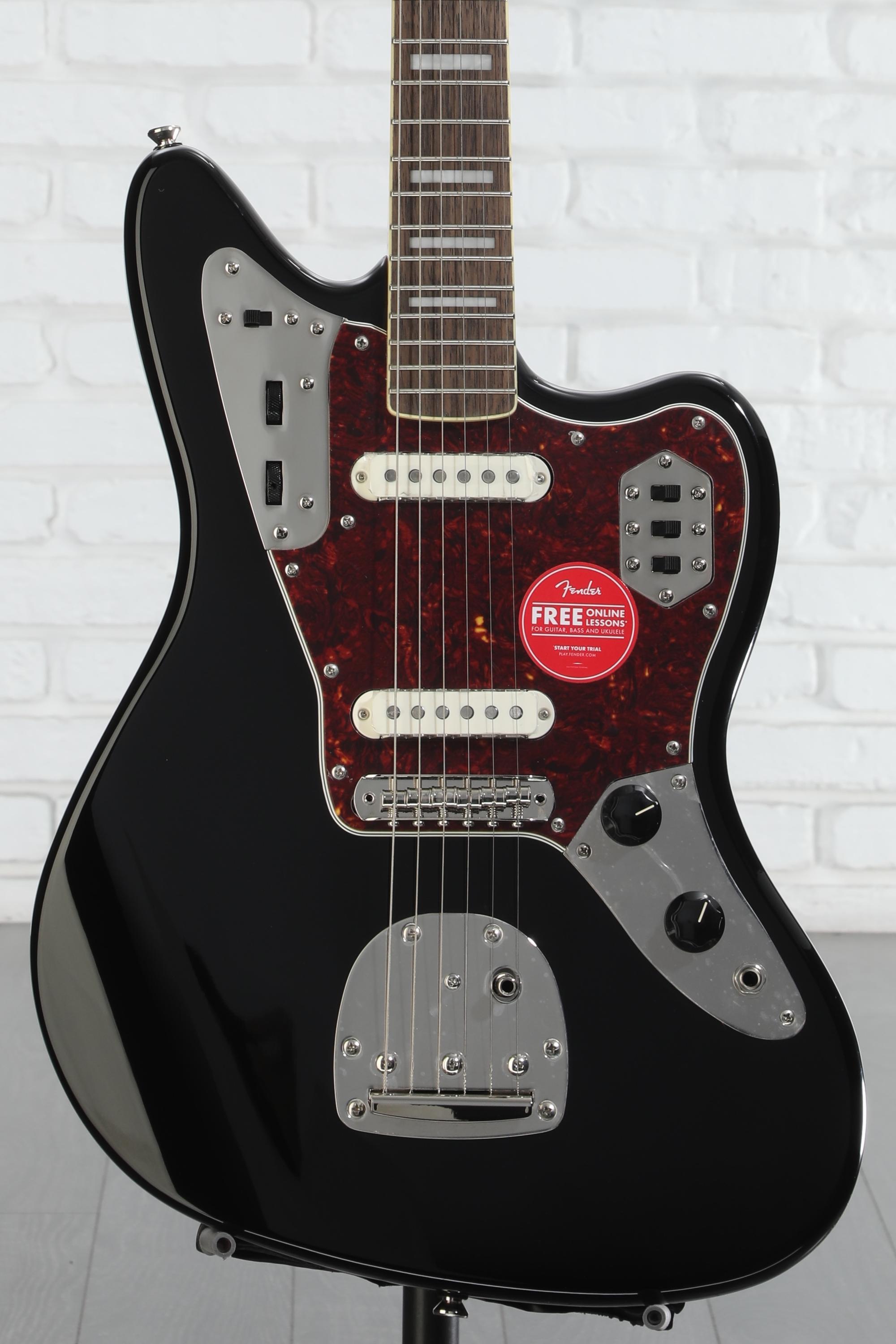 Squier Classic Vibe '70s Jaguar - Black | Sweetwater