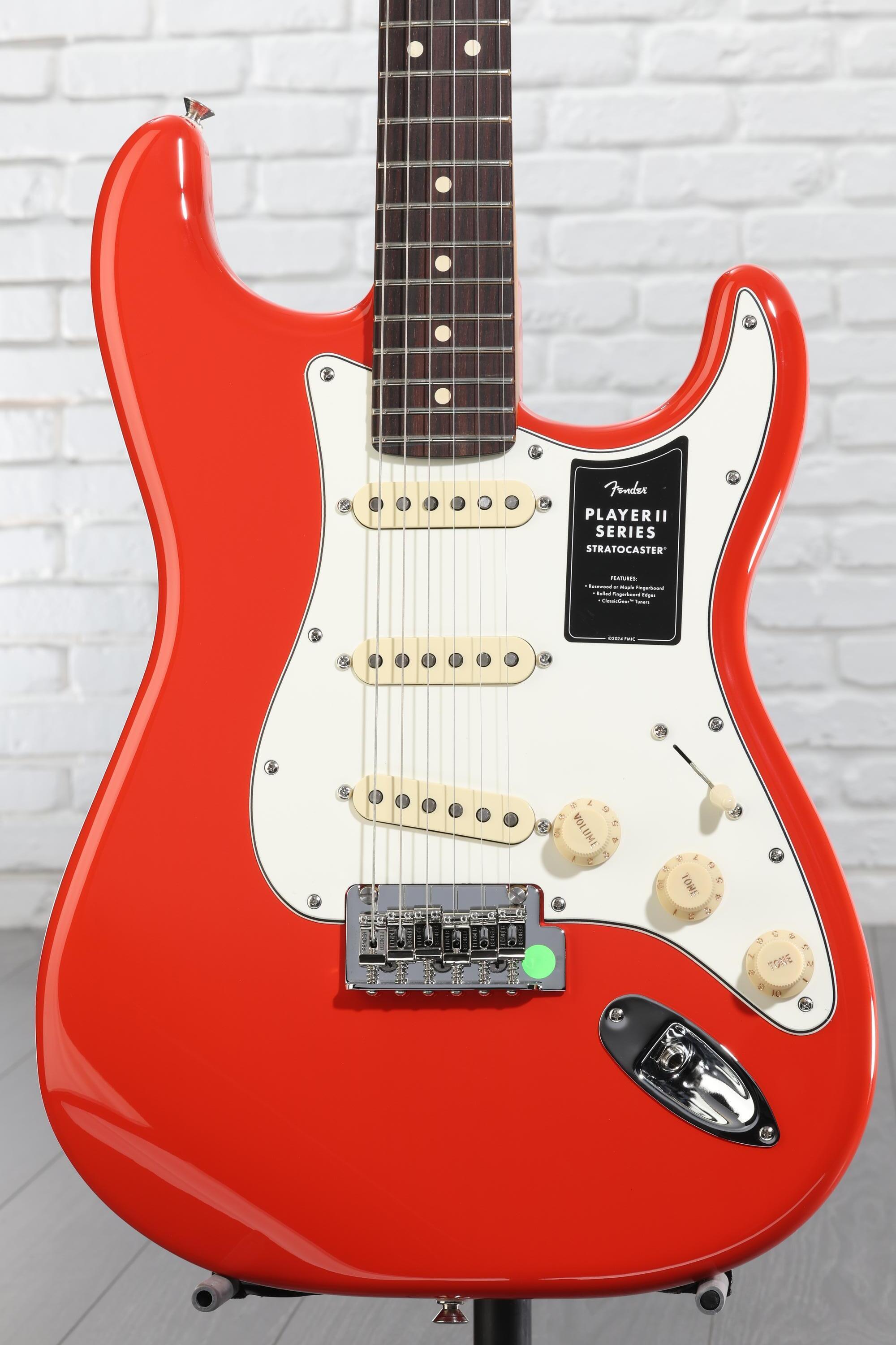 Fender Player II Stratocaster Electric Guitar - Coral Red with