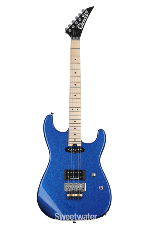 Charvel Custom Shop San Dimas HS Electric Guitar - Cobalt Blue Flake |  Sweetwater