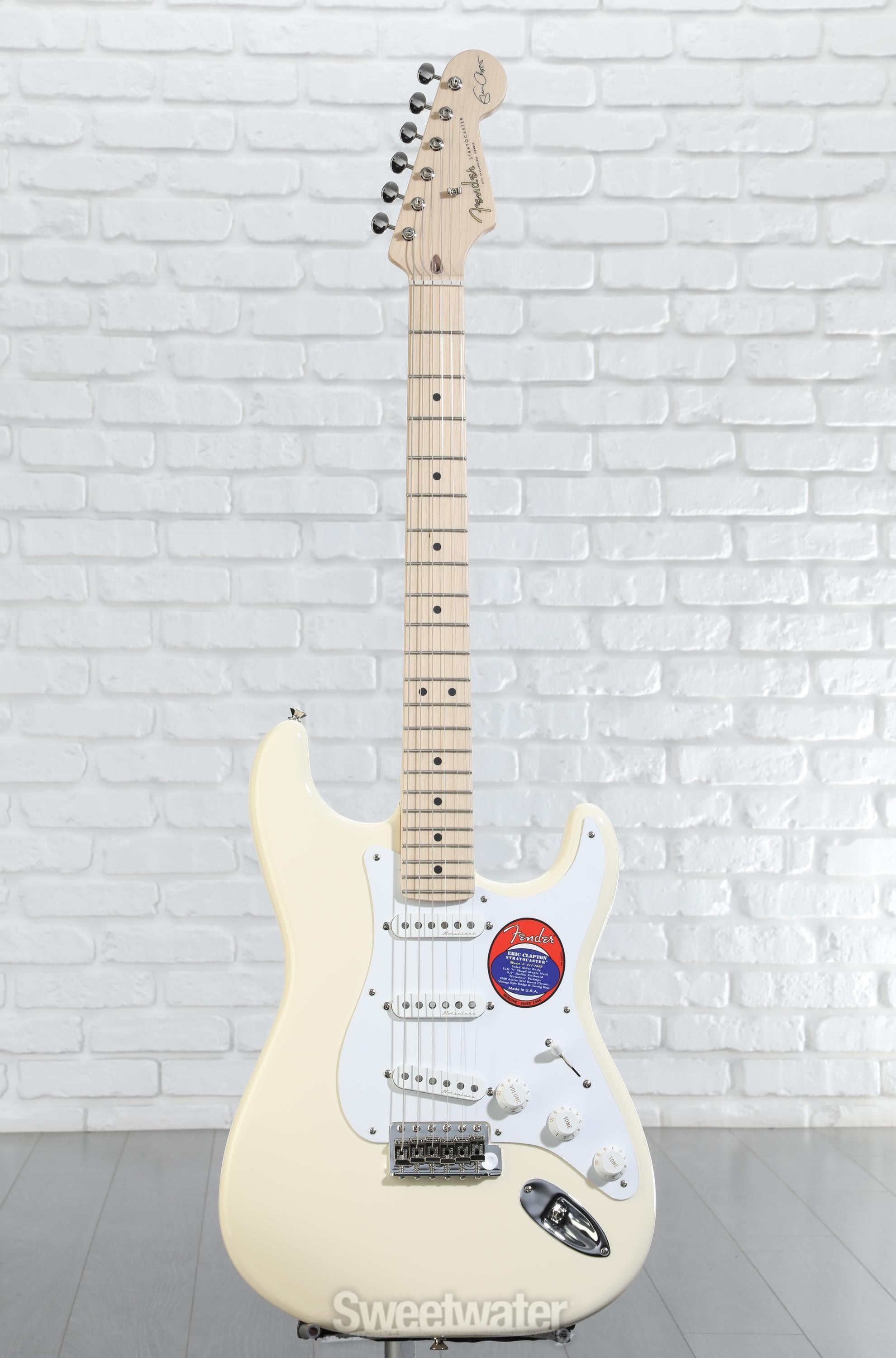 ギター fender usa Elic Clapton Stratocaster Amazon.com: Fender Eric Clapton Stratocaster, Maple