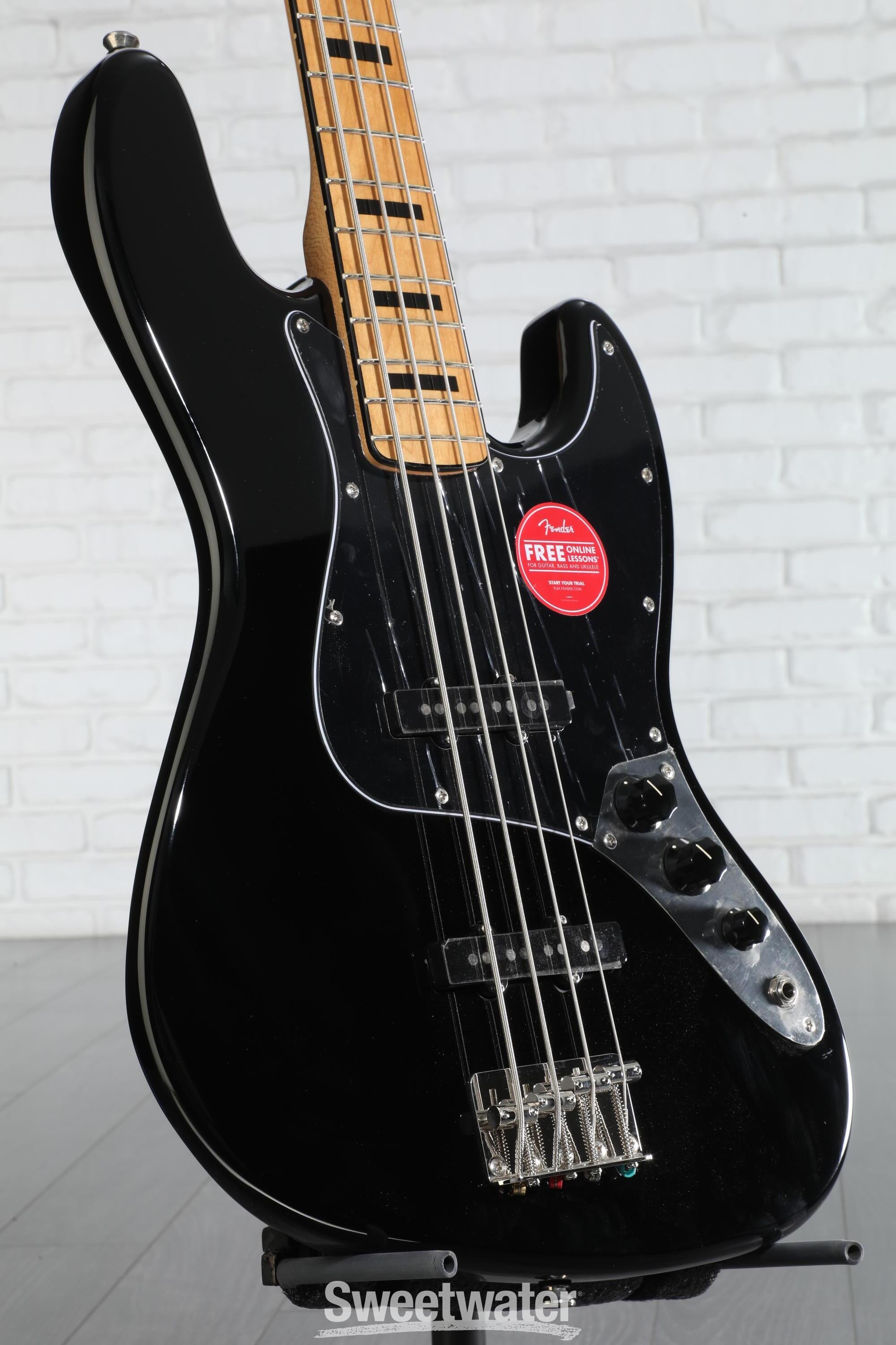 Squier Classic Vibe '70s Jazz Bass - Black | Sweetwater