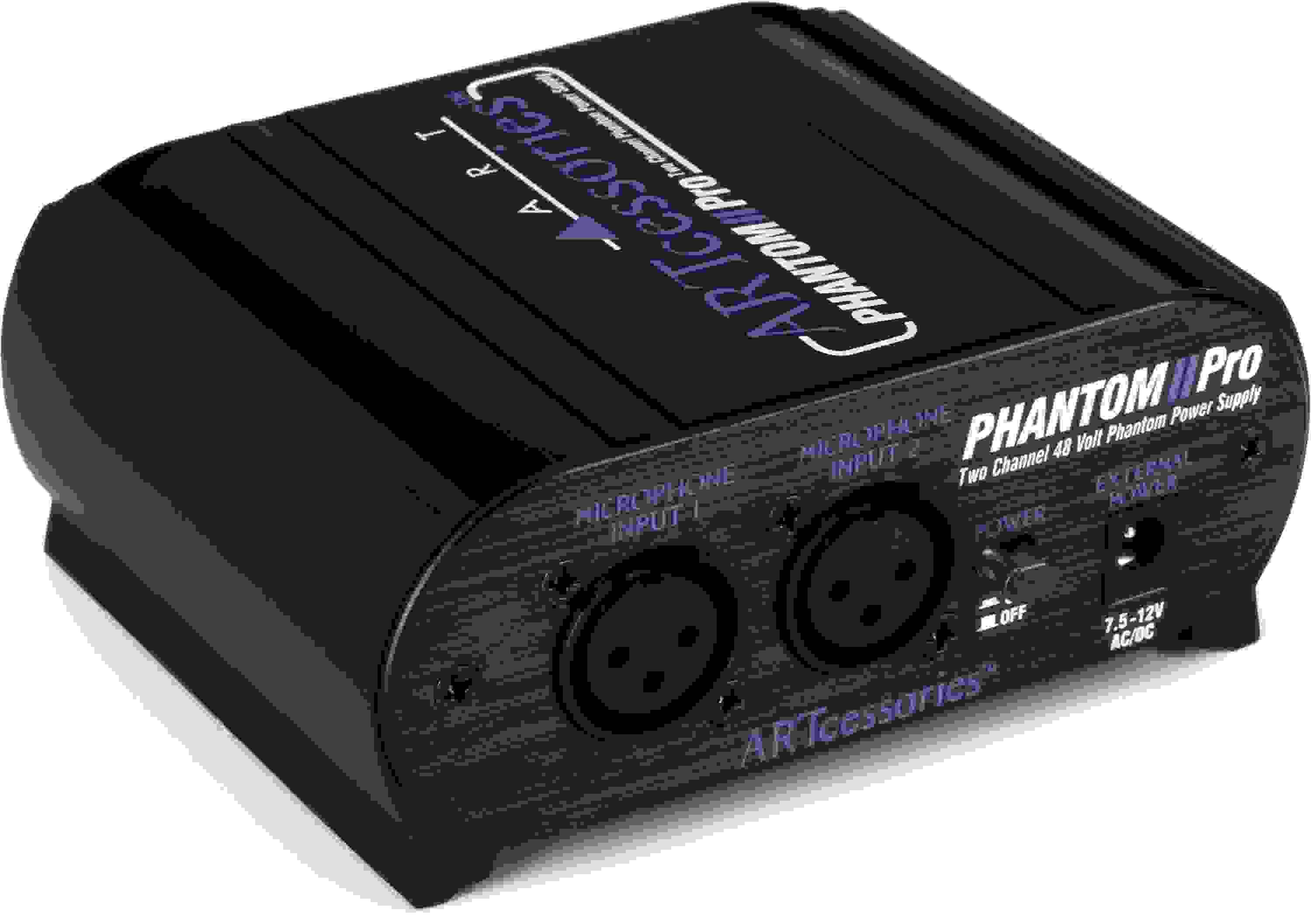 ART Phantom II Pro 2-channel 48V Phantom Power Supply