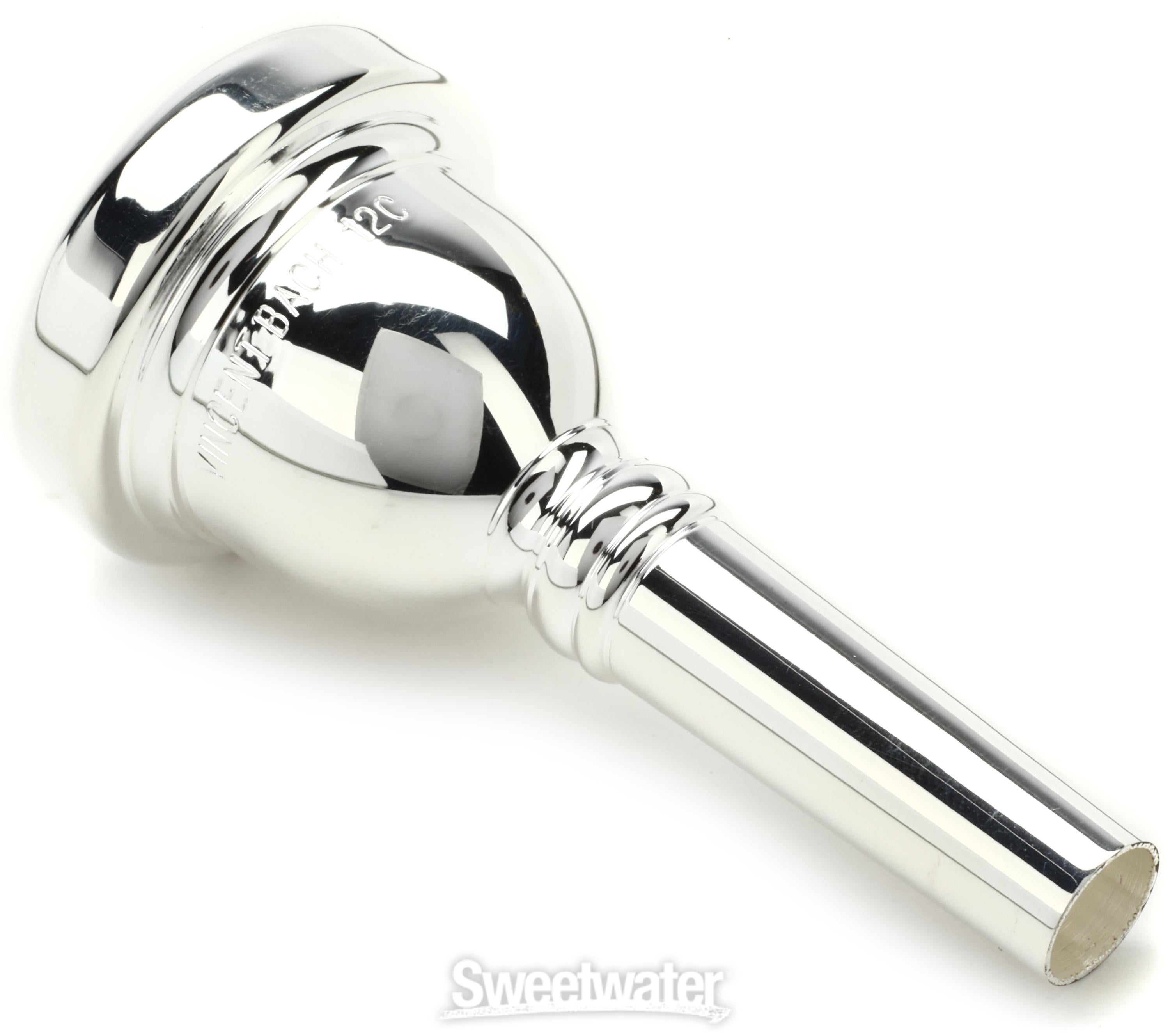 Bach 350 Classic Series Silver-plated Small Shank Trombone Mouthpiece - 12C