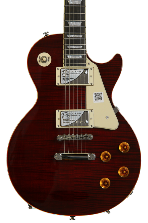 Epiphone Les Paul Standard Plustop Pro - Wine Red | Sweetwater Epiphone Les Paul Standard Plustop Pro - Wine Red | Sweetwater