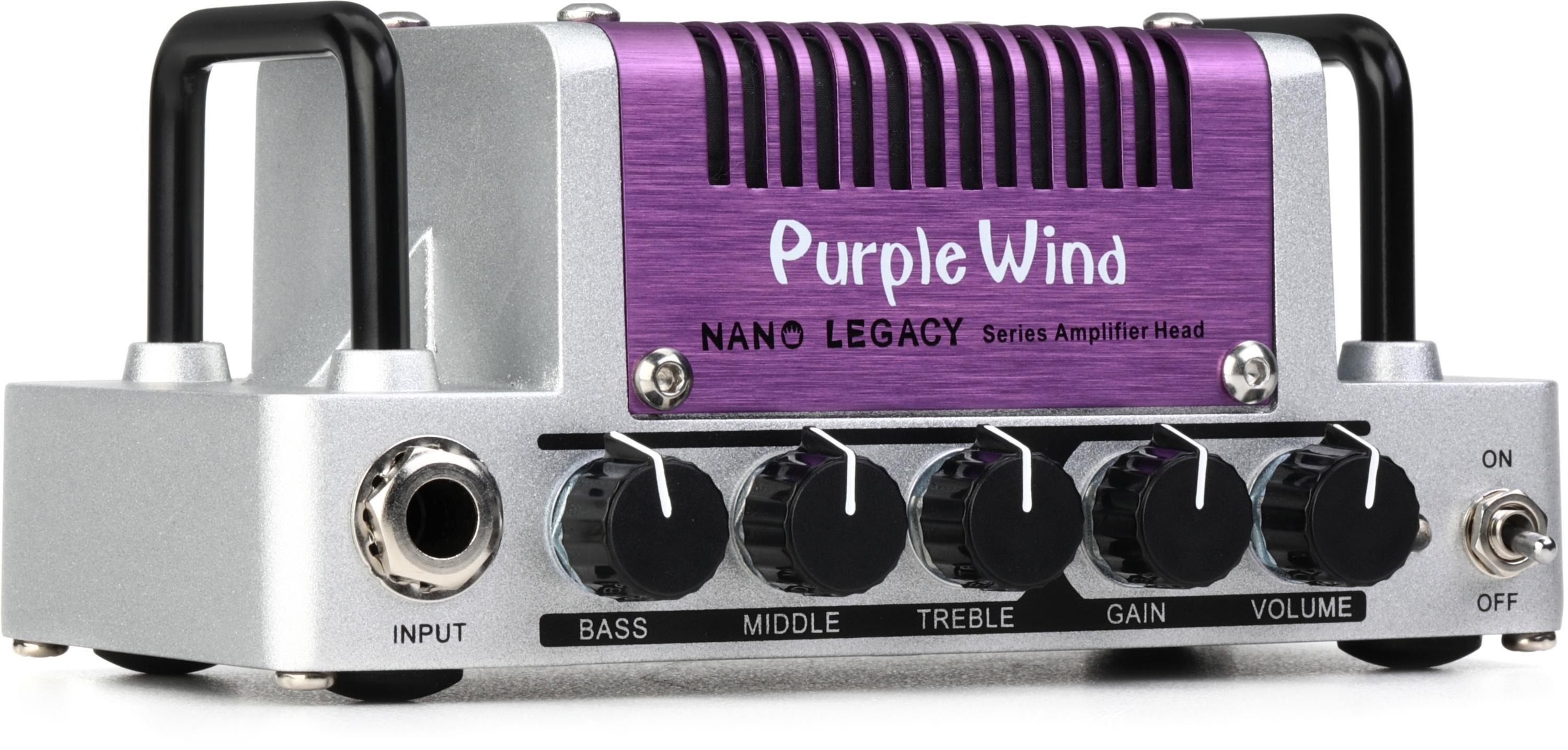HOTONE PurpleWind NANO LEGACY アンプヘッド真空管 Hotone Nano Legacy Purple Wind Class AB Head | Sweetwater