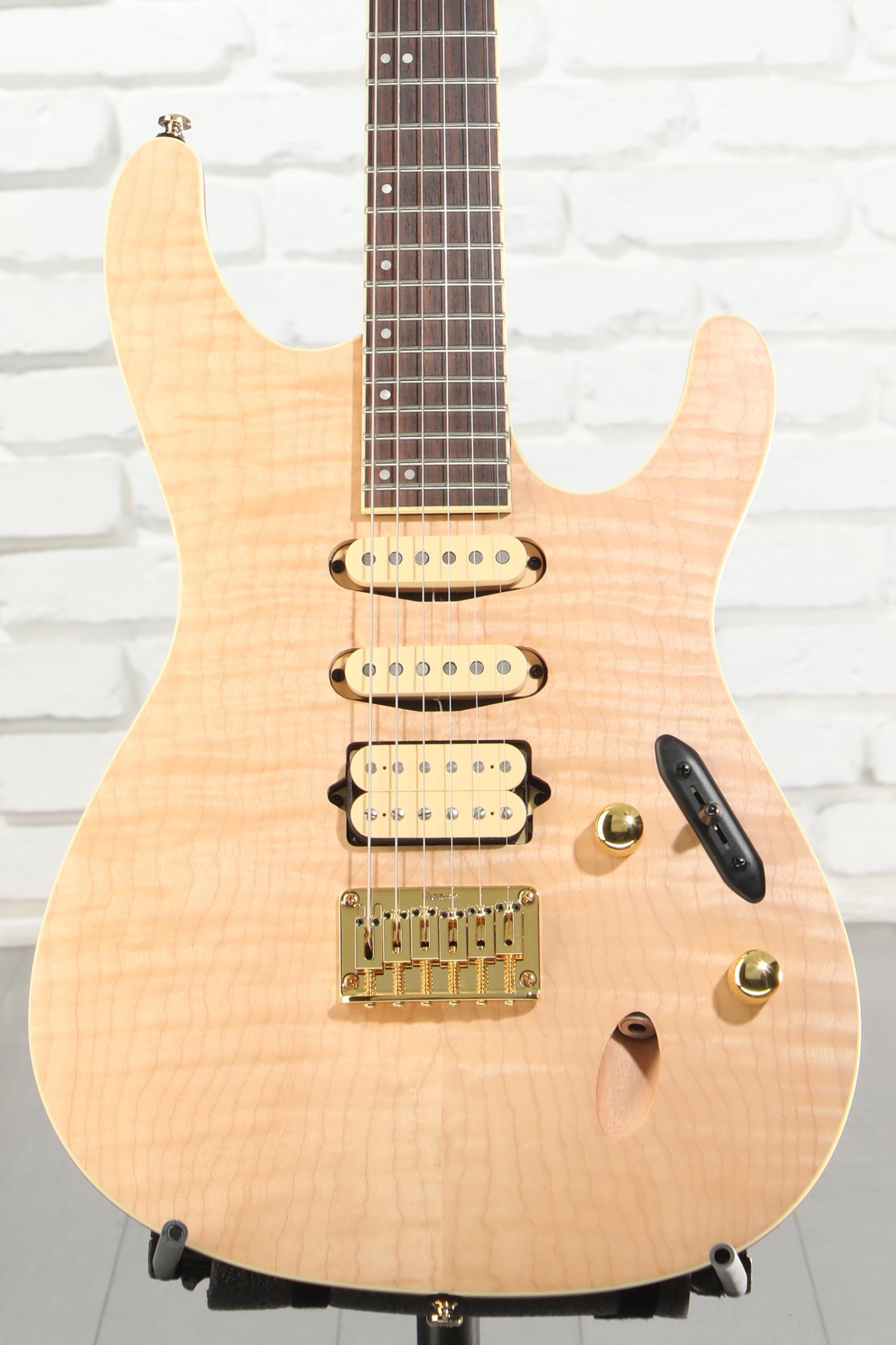 Ibanez Standard SEW761FM Electric Guitar - Natural Flat | Sweetwater